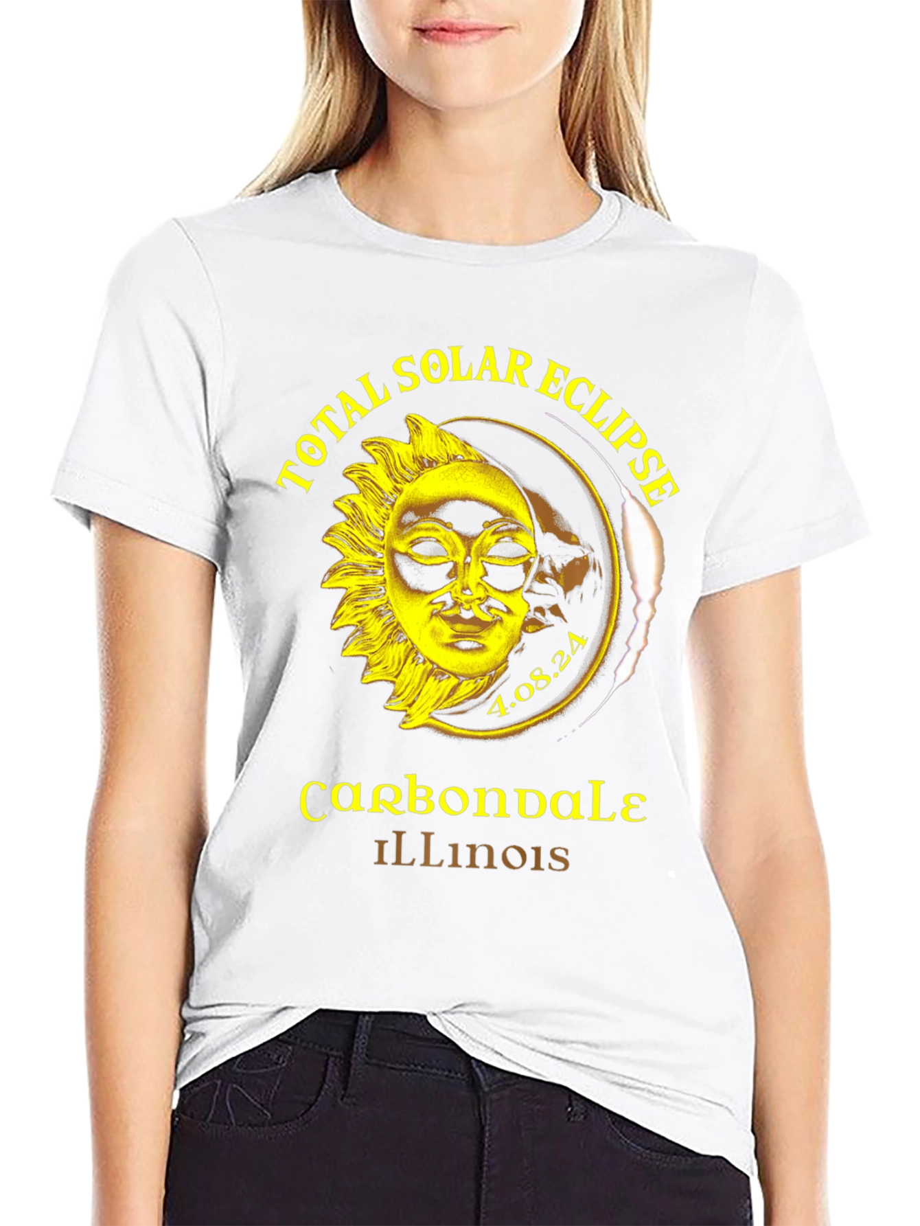 Total Solar Eclipse Carbondale Illinois T-Shirt