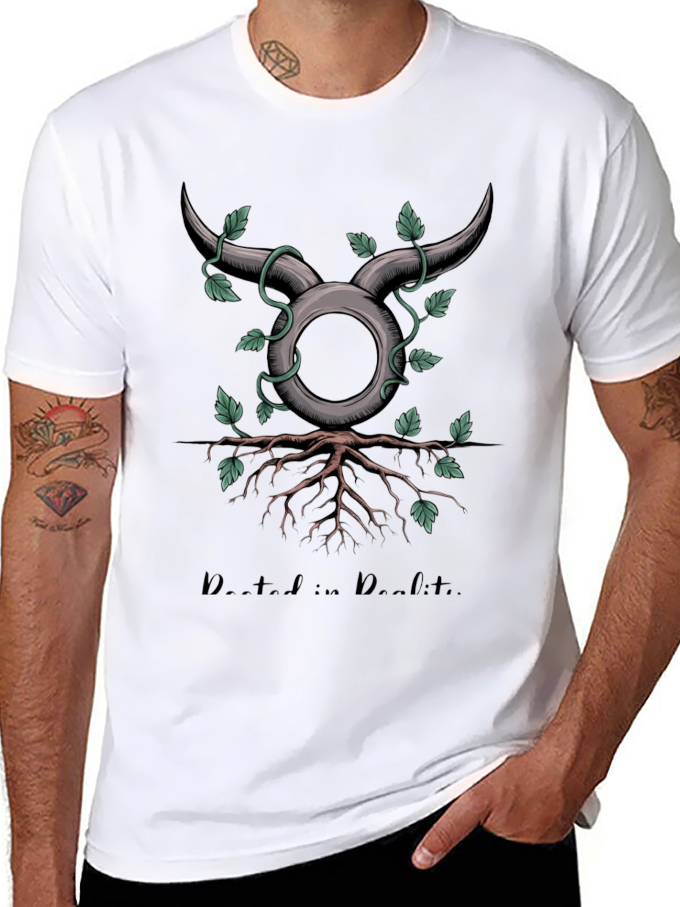 Taurus Zodiac Sign Graphic T-Shirt