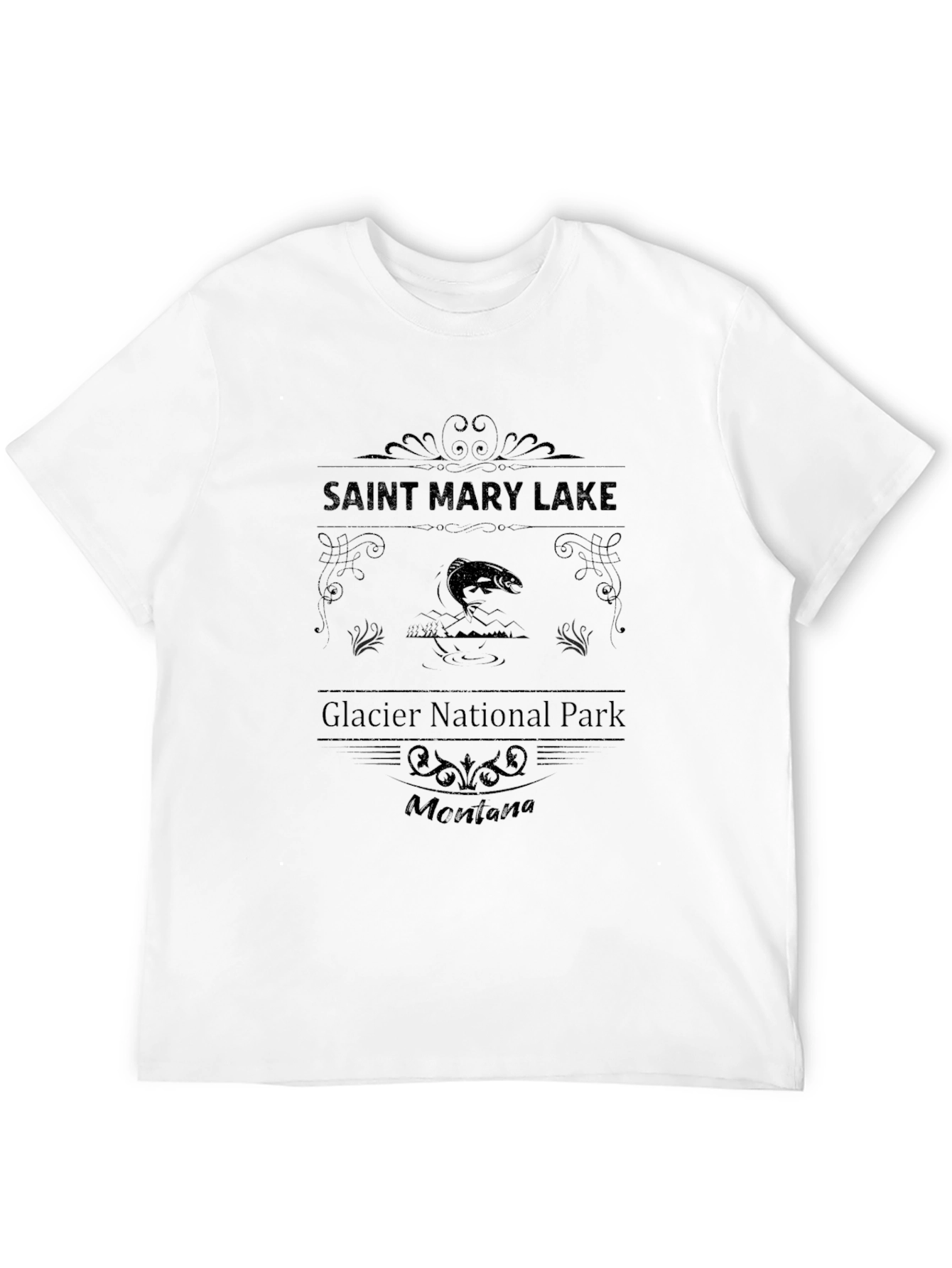 Saint Mary Lake Montana T-Shirt