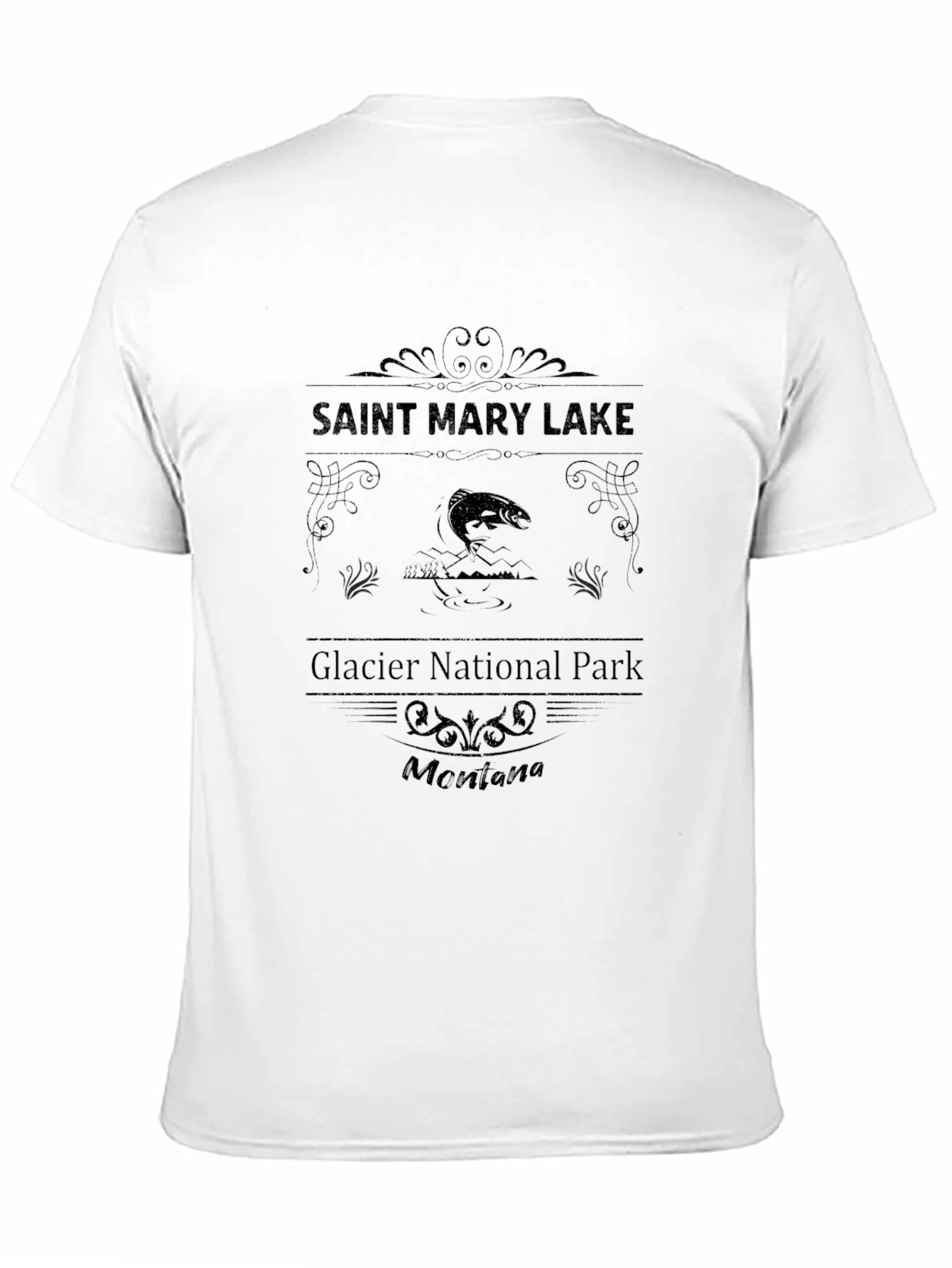 Saint Mary Lake Montana T-Shirt