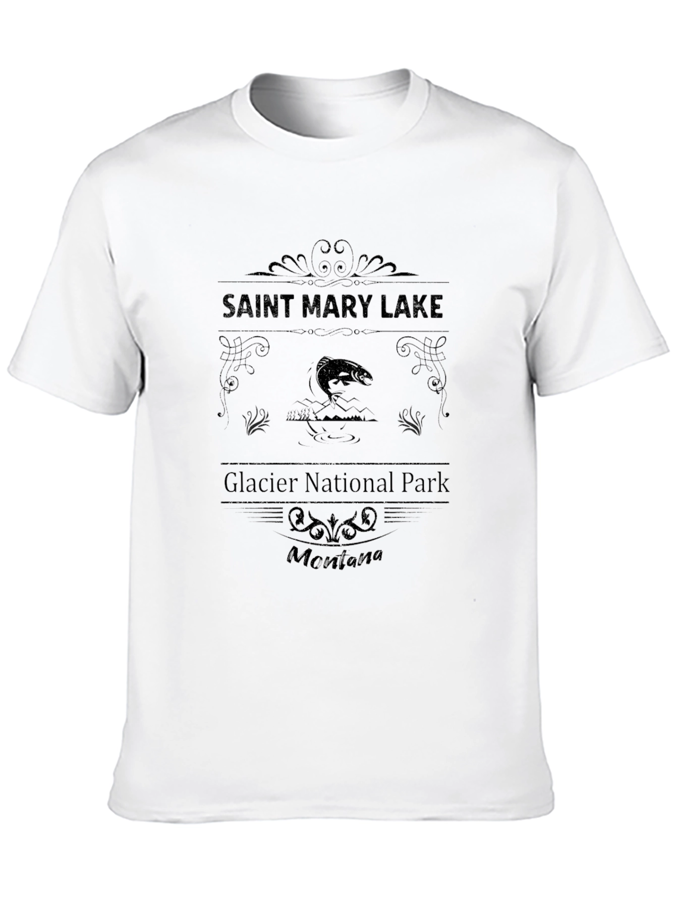 Saint Mary Lake Montana T-Shirt
