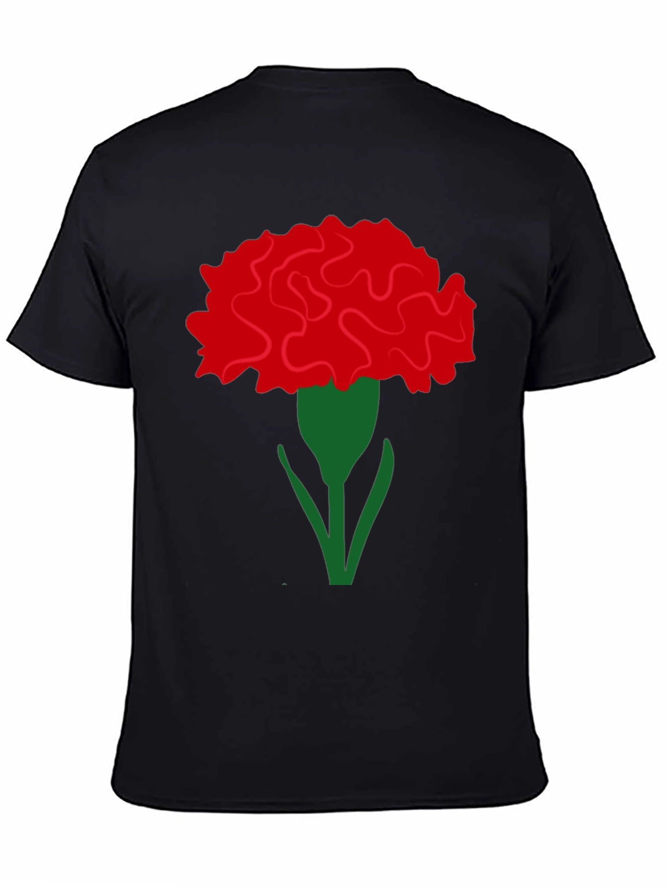 Floral Carnation Graphic Tee - Stylish & Unique