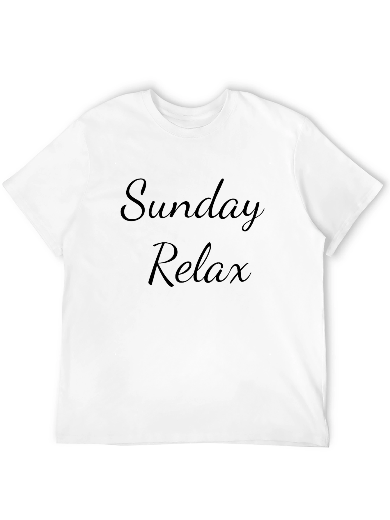 Sunday Relax Graphic Tee - Casual Comfort