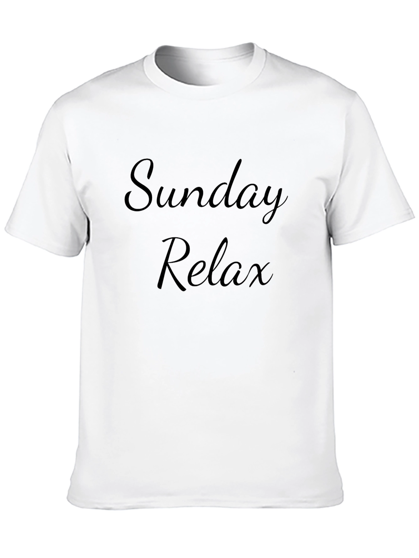 Sunday Relax Graphic Tee - Casual Comfort
