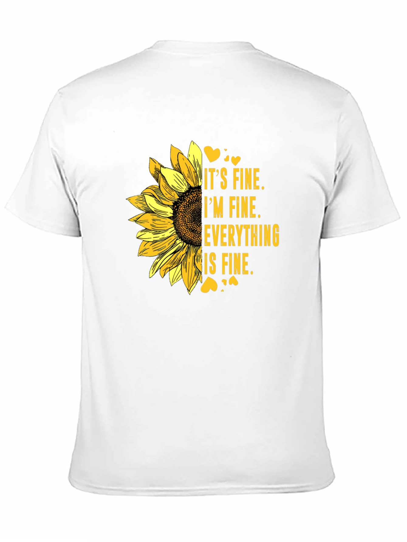 Its Fine Sunflower Graphic Tee
