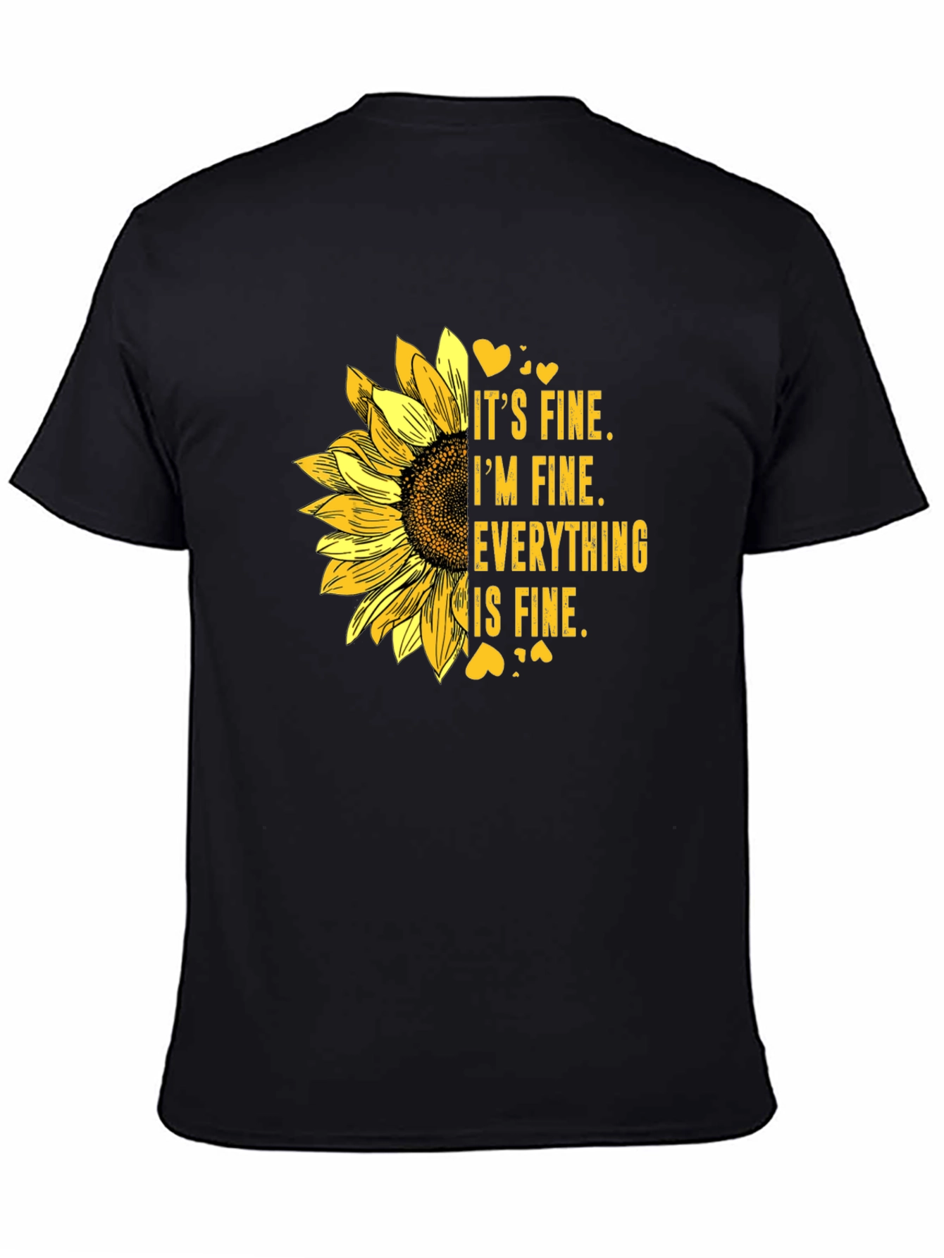 Its Fine Sunflower Graphic Tee