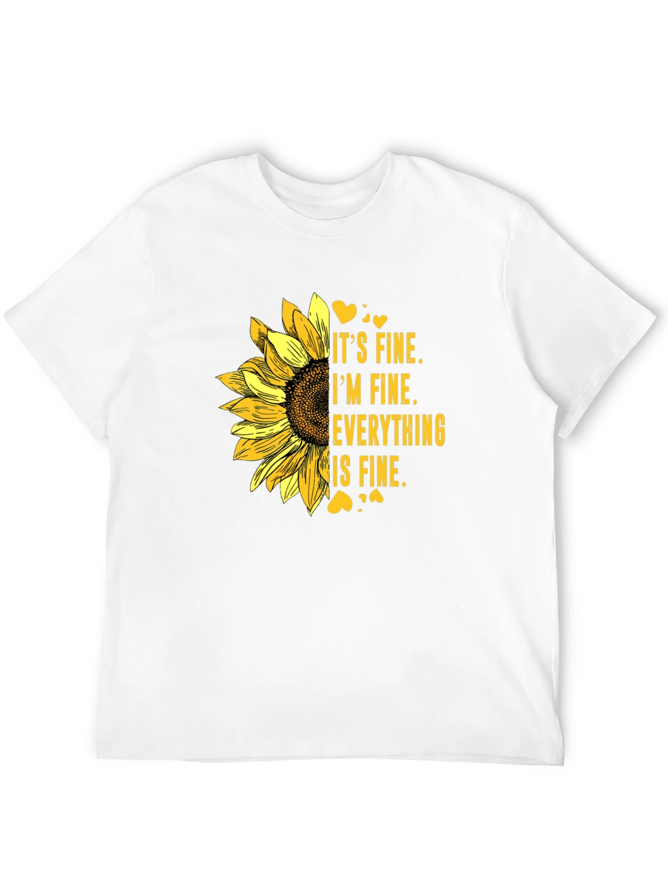 Its Fine Sunflower Graphic Tee