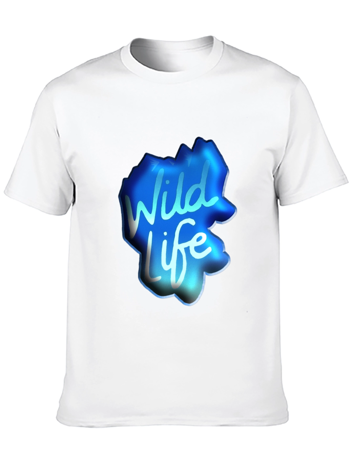 Wildlife Graphic T-Shirt - Casual Black Tee