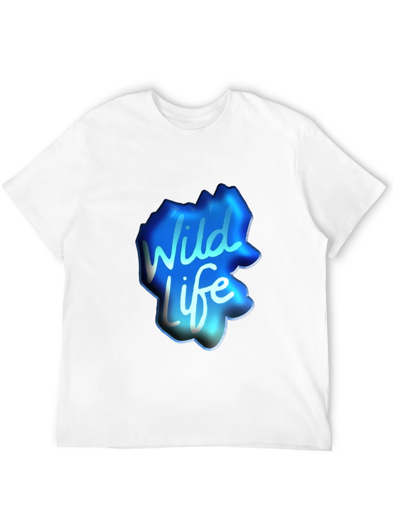 Wildlife Graphic T-Shirt - Casual Black Tee
