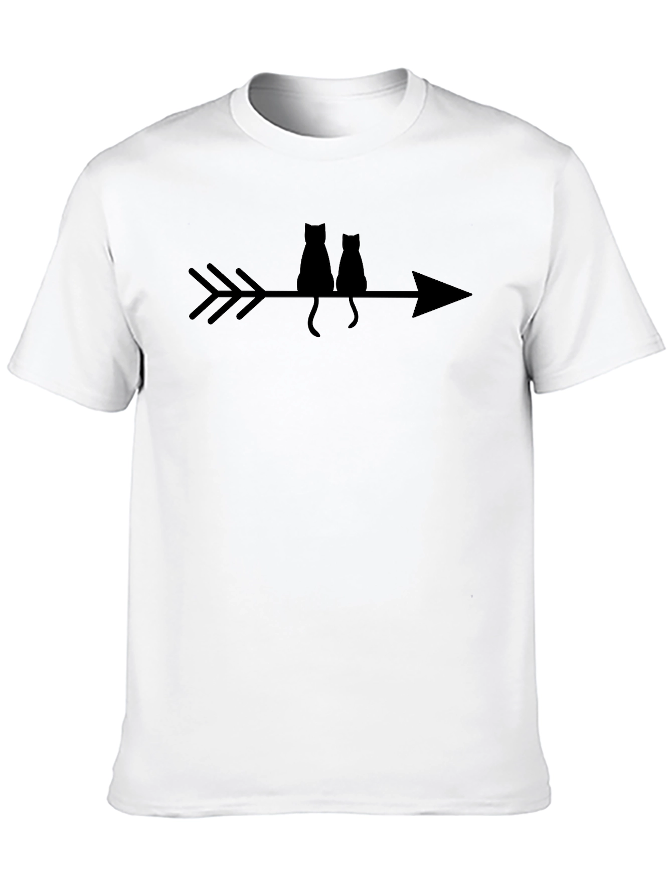 Arrow Cats Graphic T-Shirt
