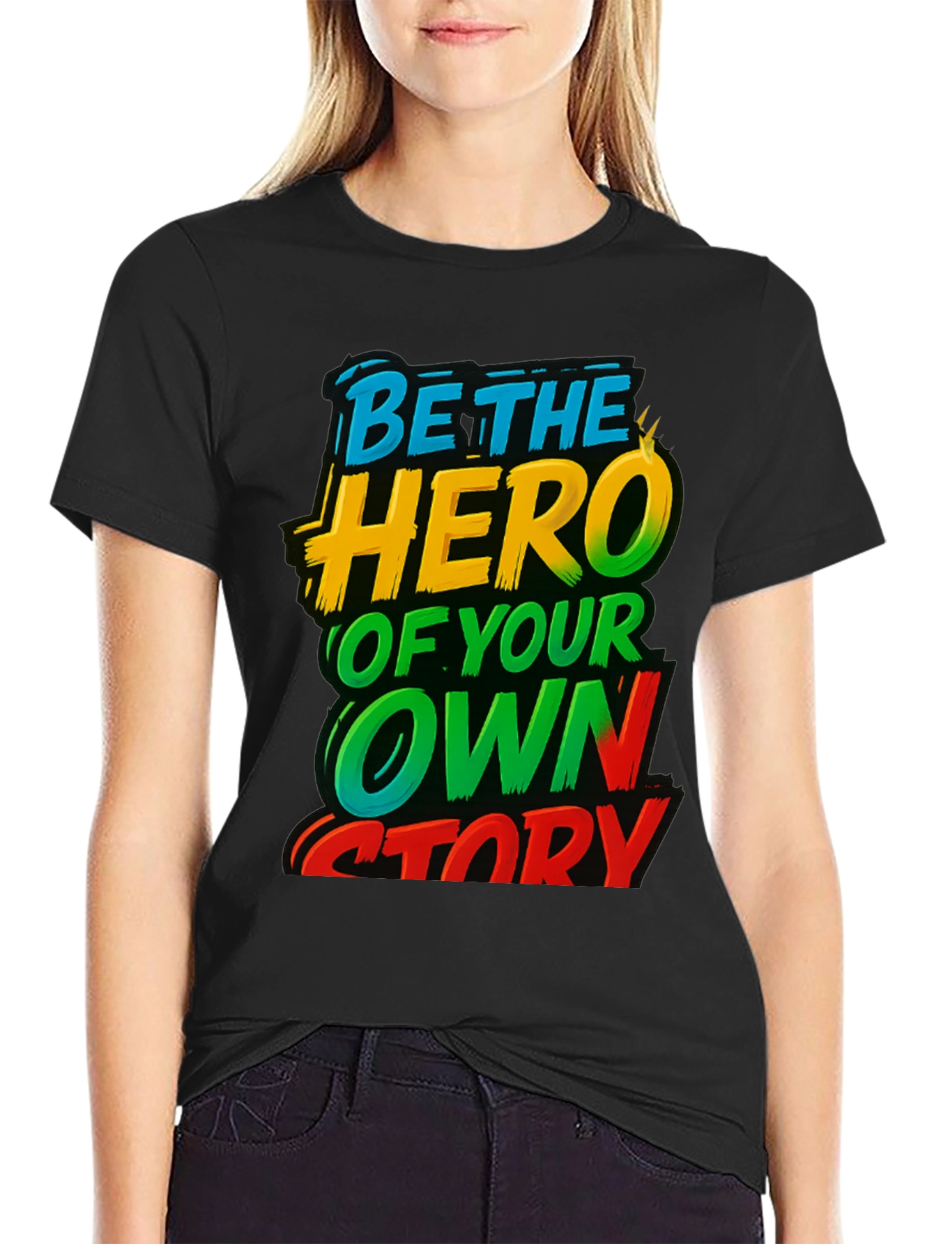 Be The Hero T-Shirt Motivational Tee