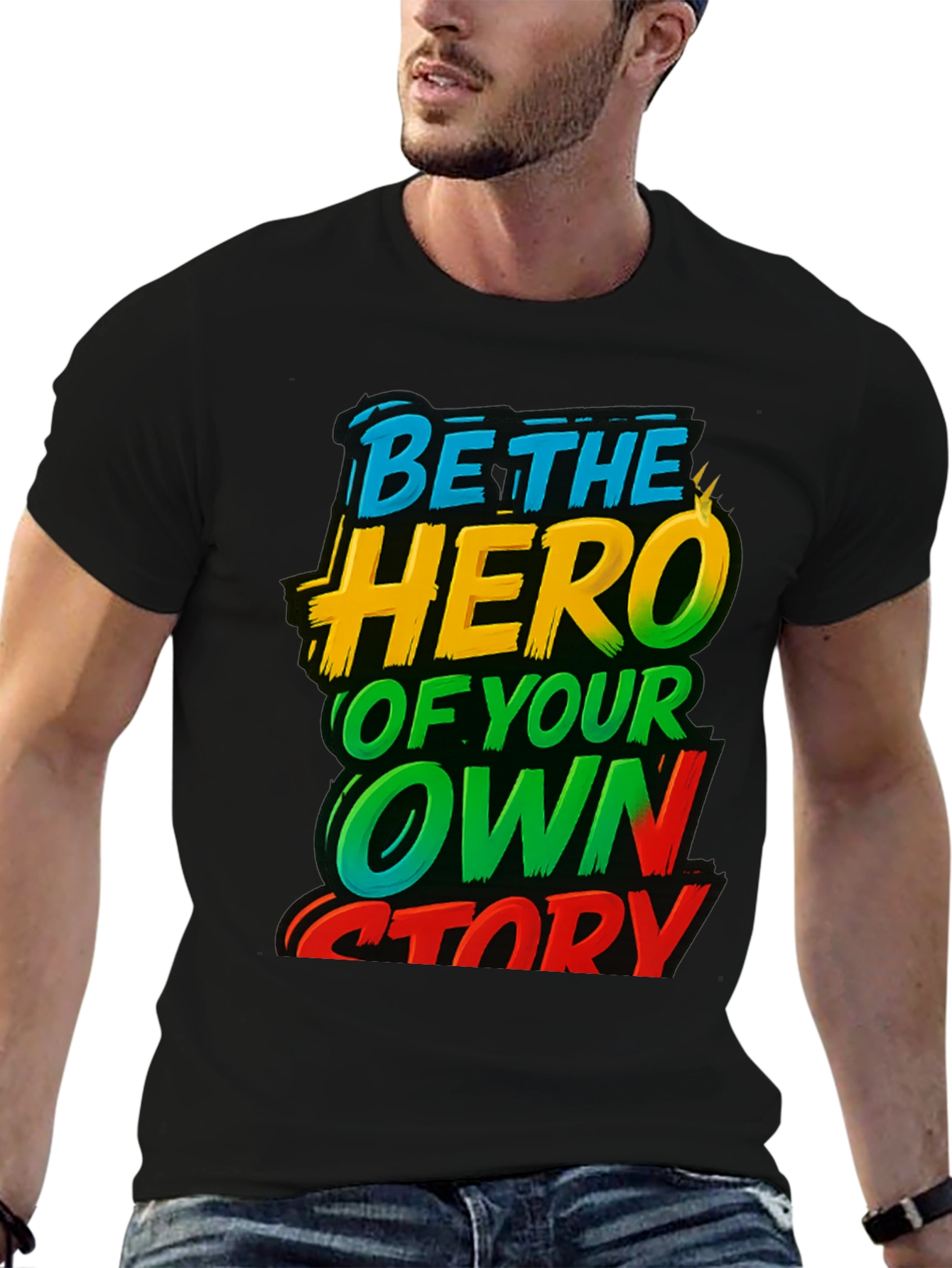 Be The Hero T-Shirt Motivational Tee