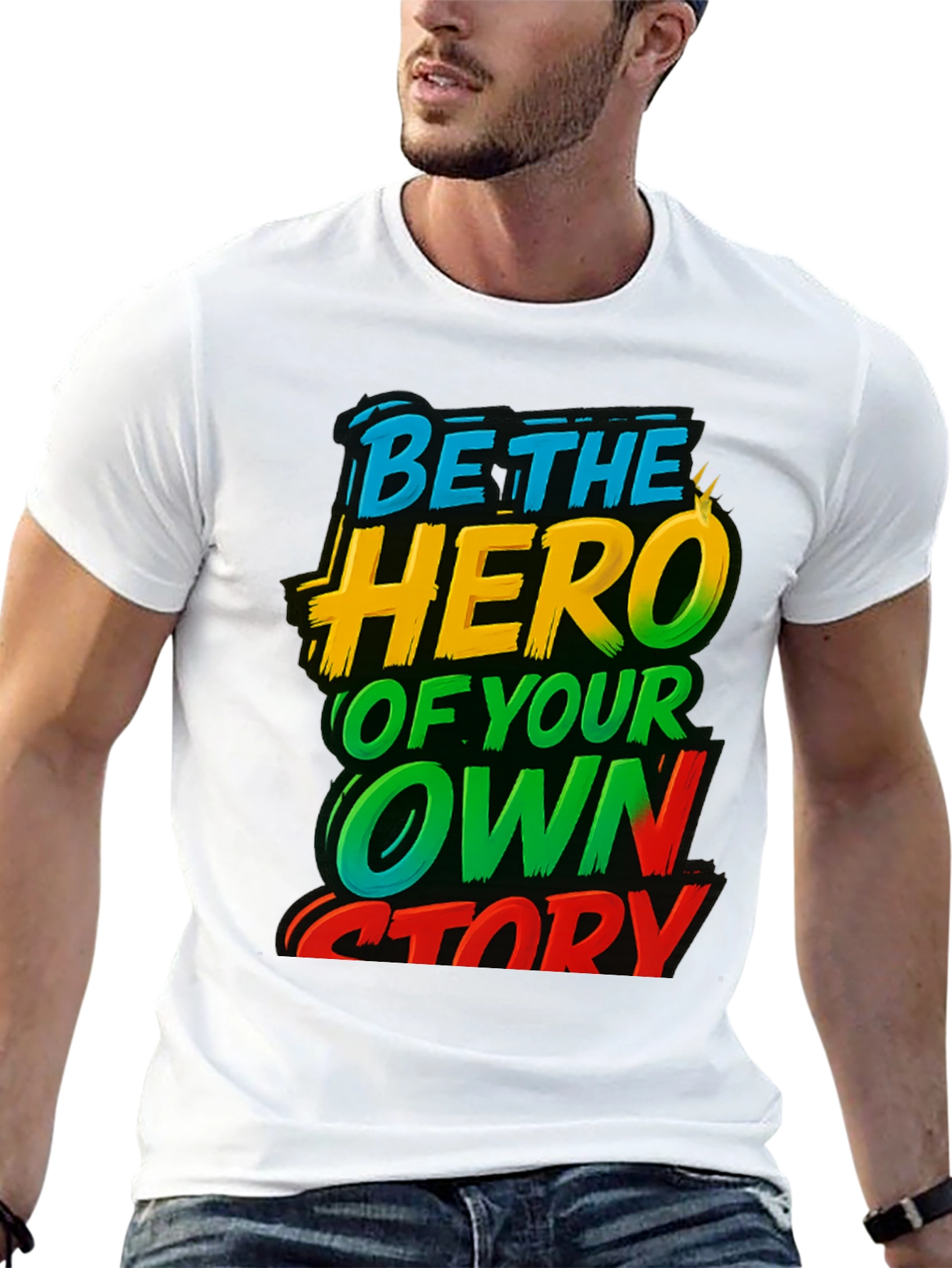 Be The Hero T-Shirt Motivational Tee