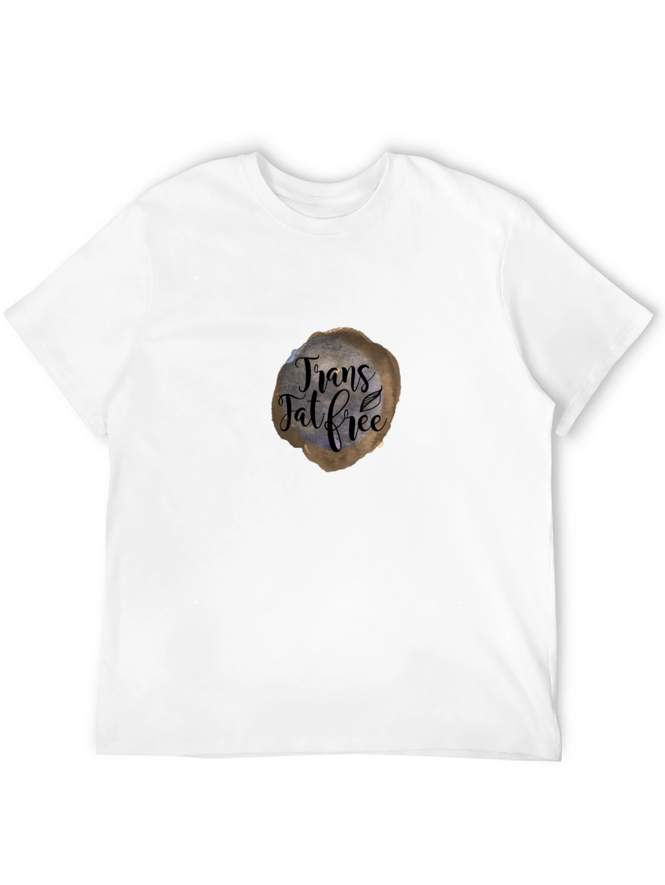 Trans Fat Free Graphic Tee - Unisex Black T-Shirt