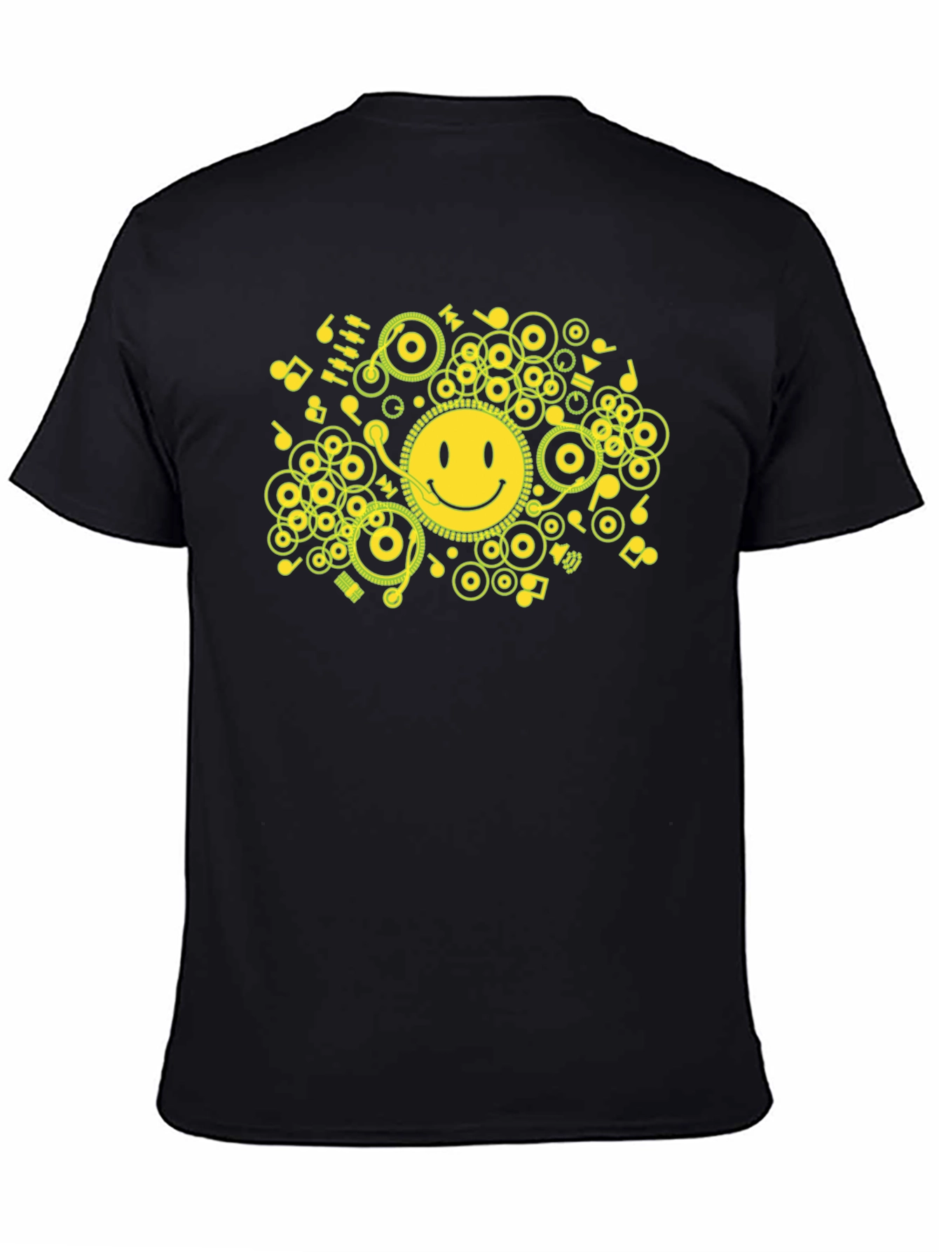 Smiley Face DJ Music T-Shirt