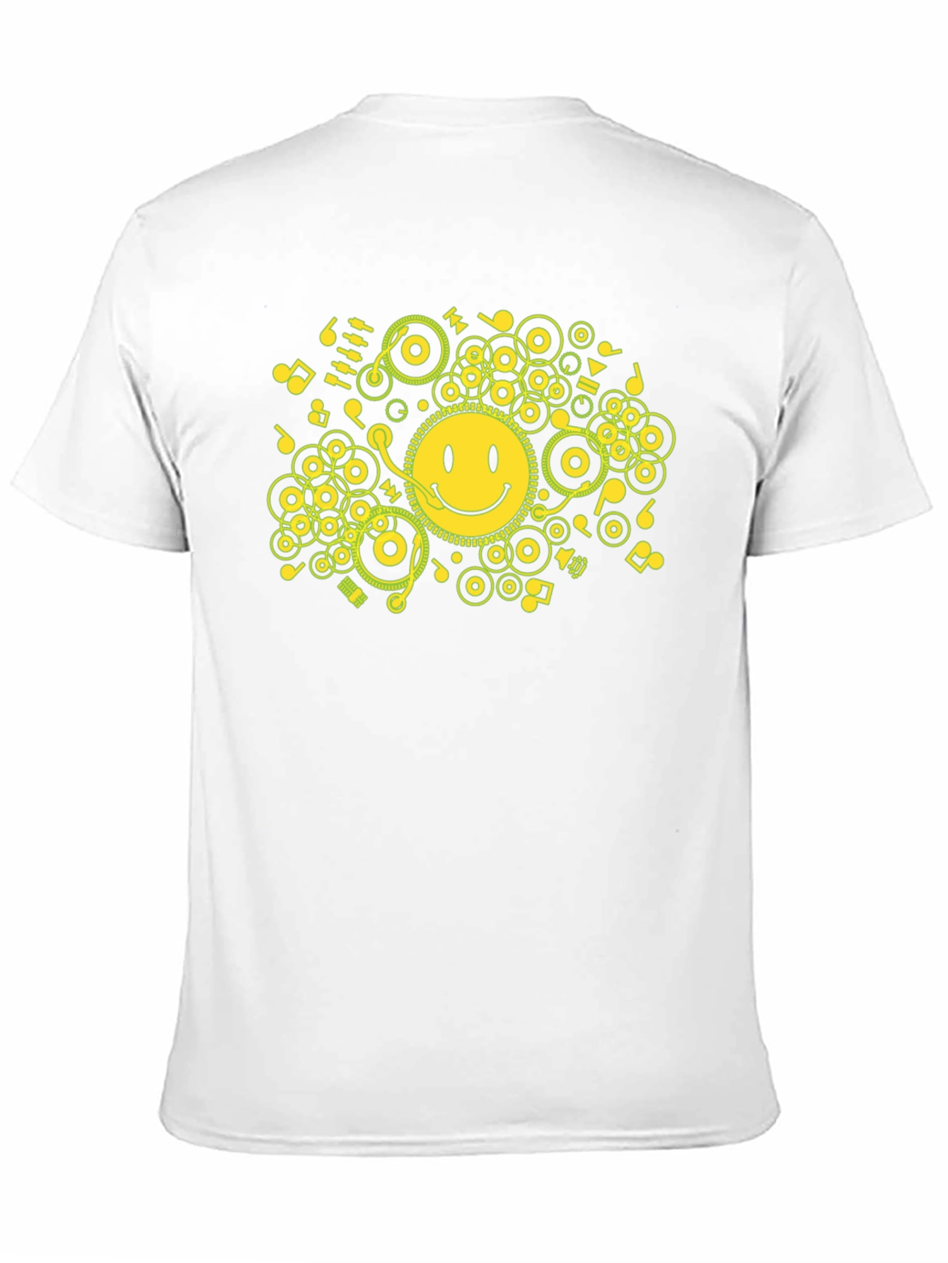 Smiley Face DJ Music T-Shirt