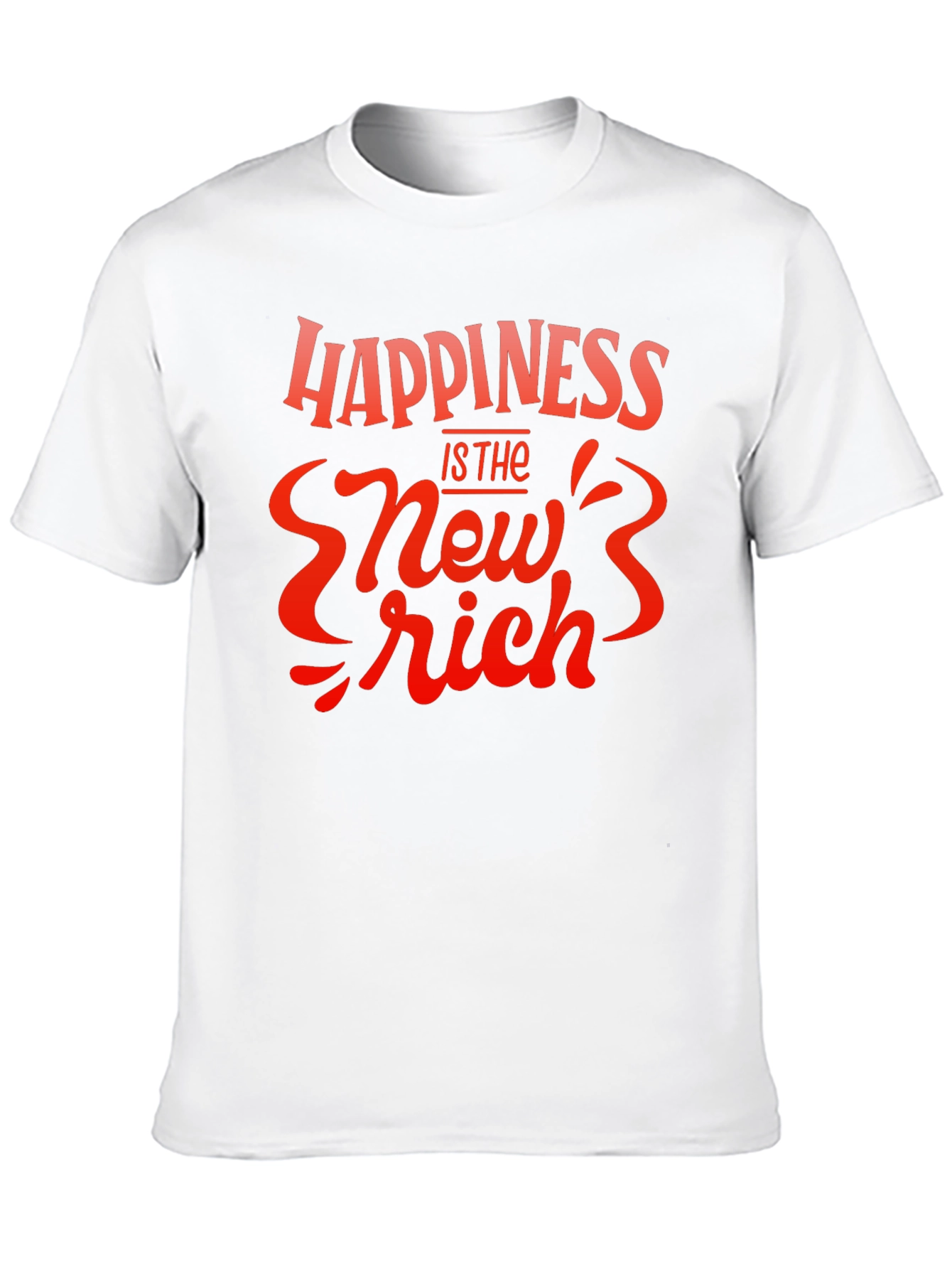 Happiness is the New Rich Graphic Tee
