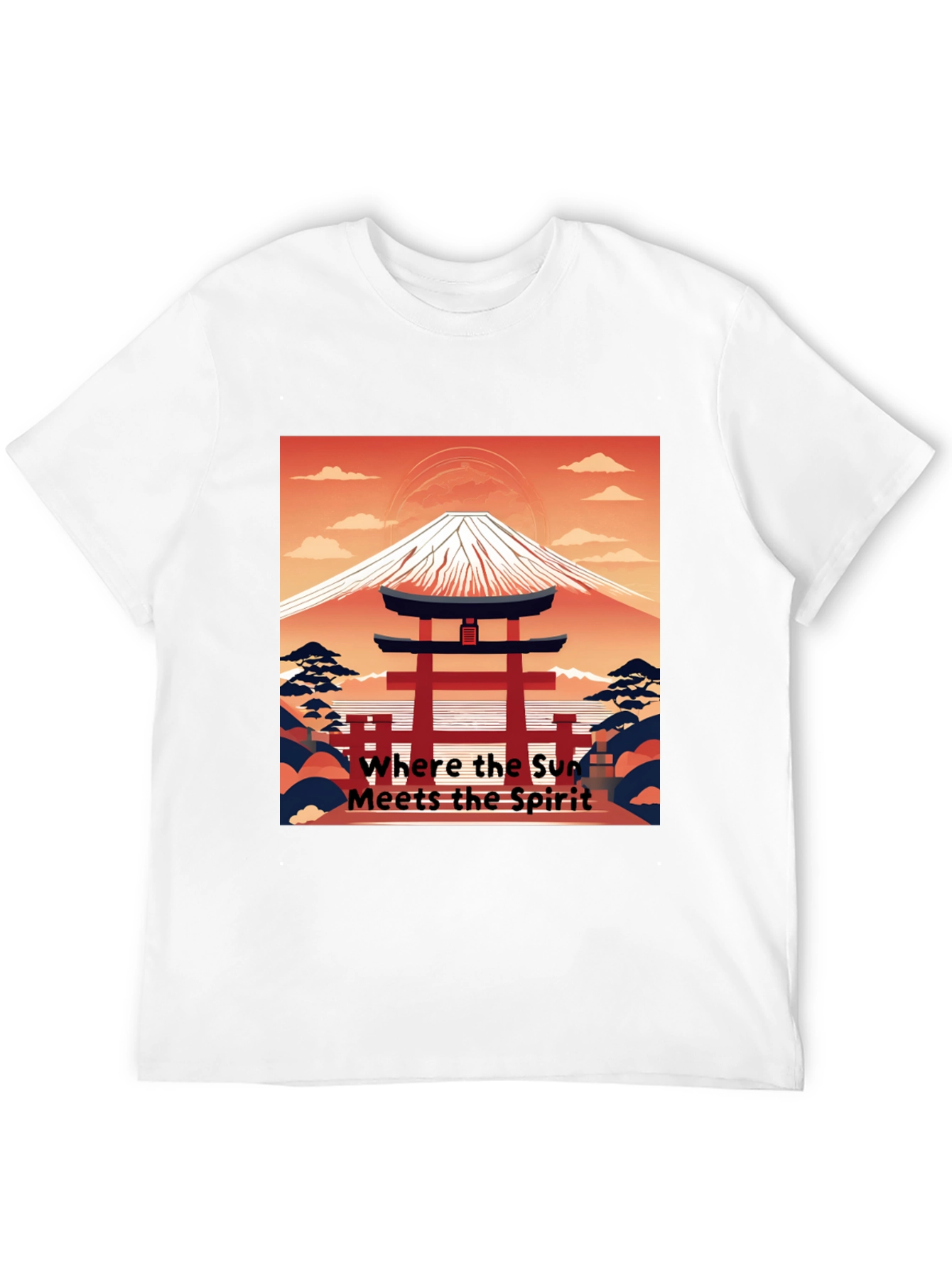 Japanese Mt. Fuji Graphic Tee