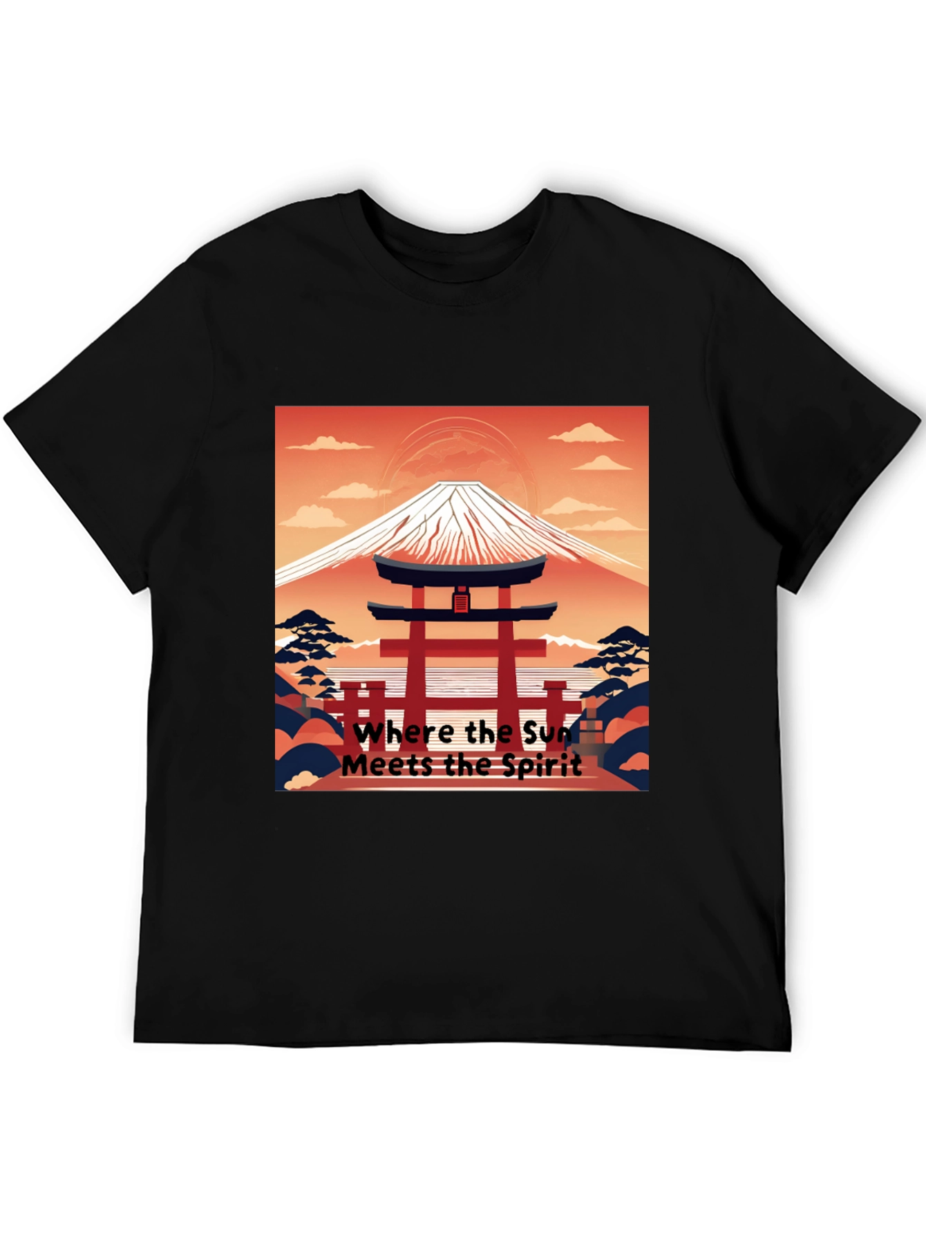 Japanese Mt. Fuji Graphic Tee