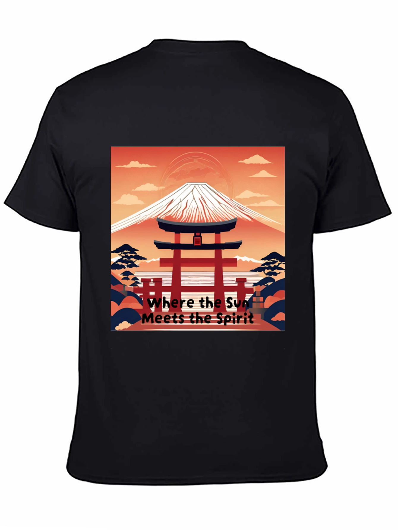 Japanese Mt. Fuji Graphic Tee