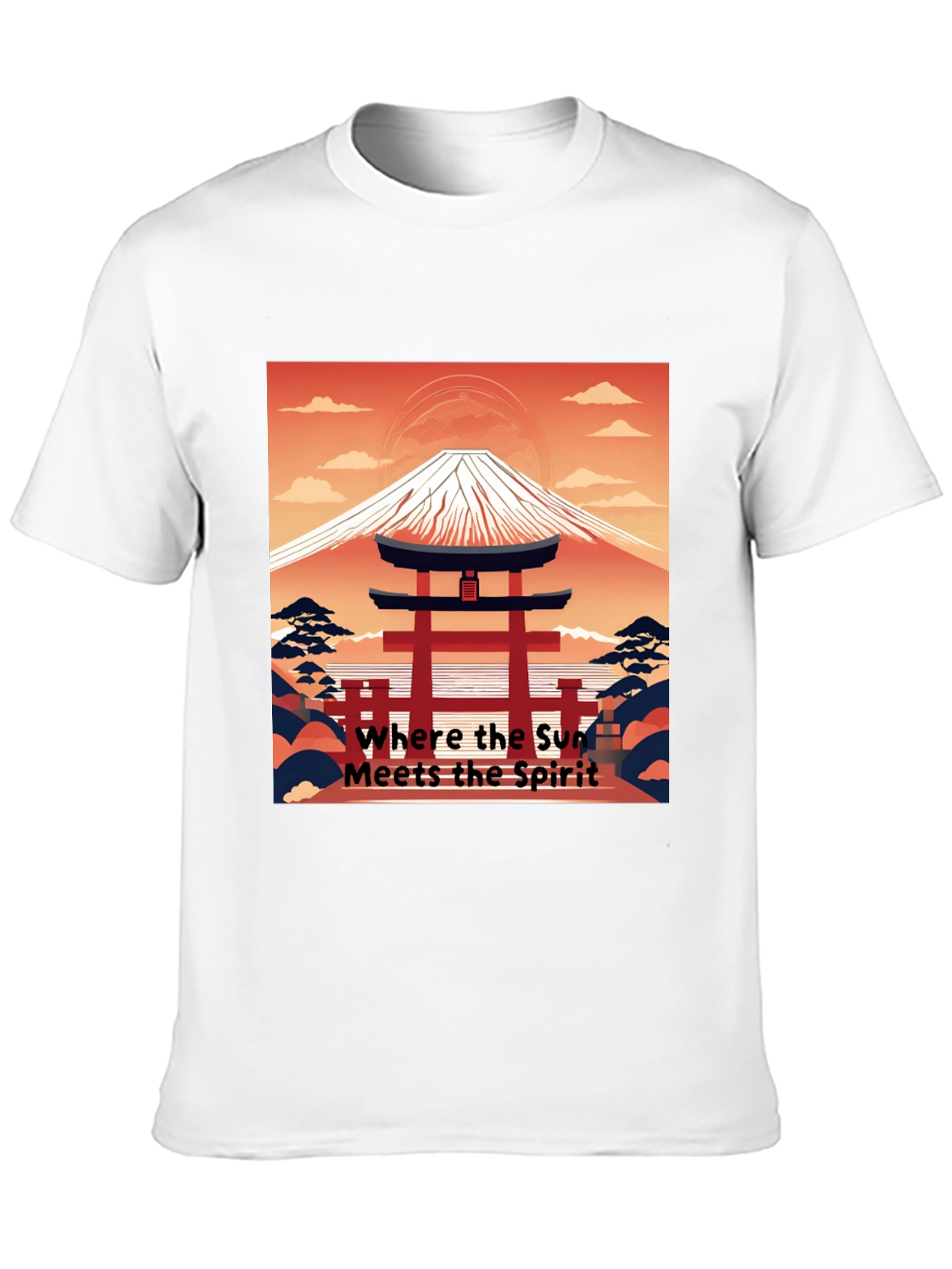 Japanese Mt. Fuji Graphic Tee