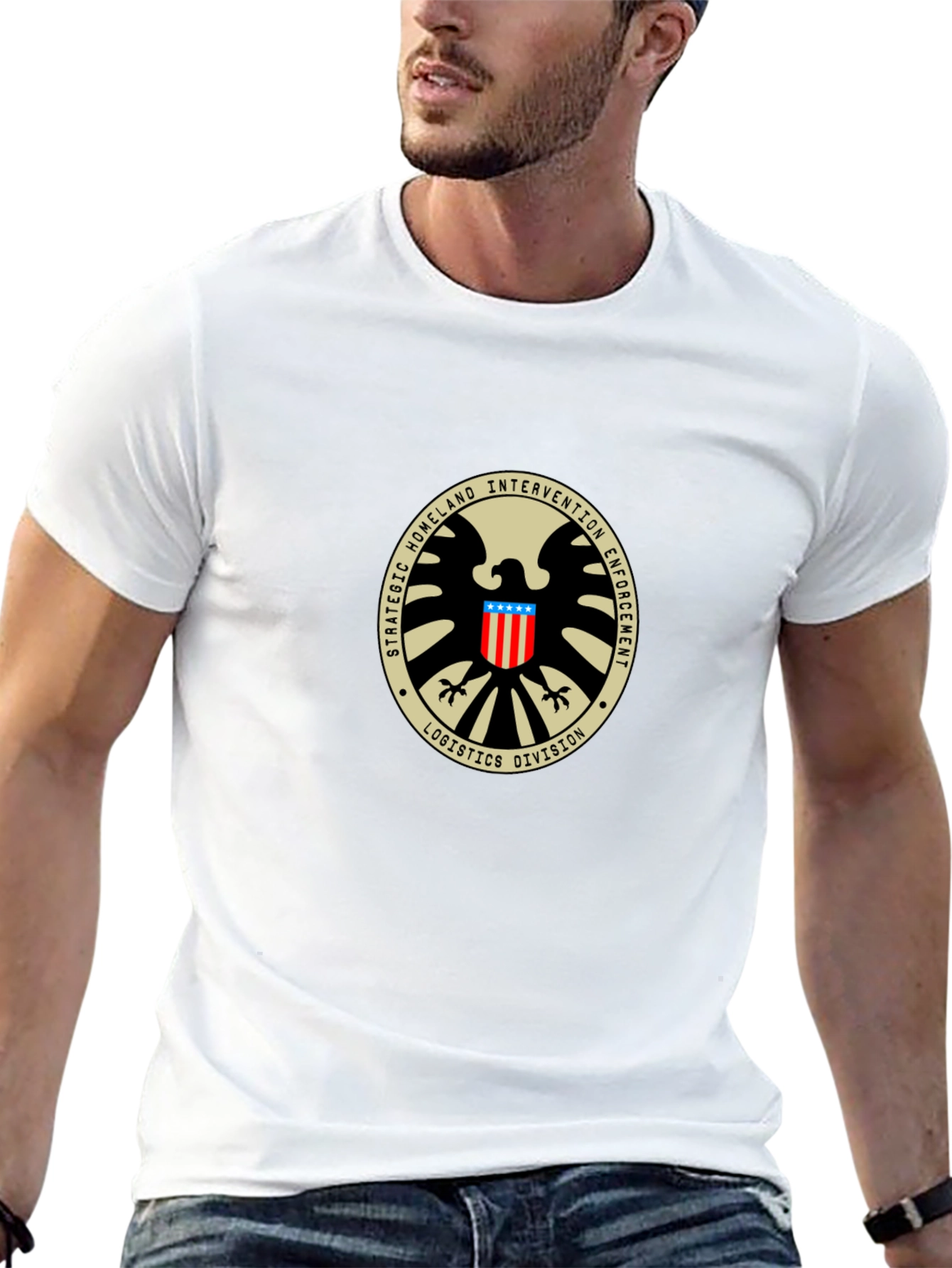 S.H.I.E.L.D. Logistics Division Black T-Shirt