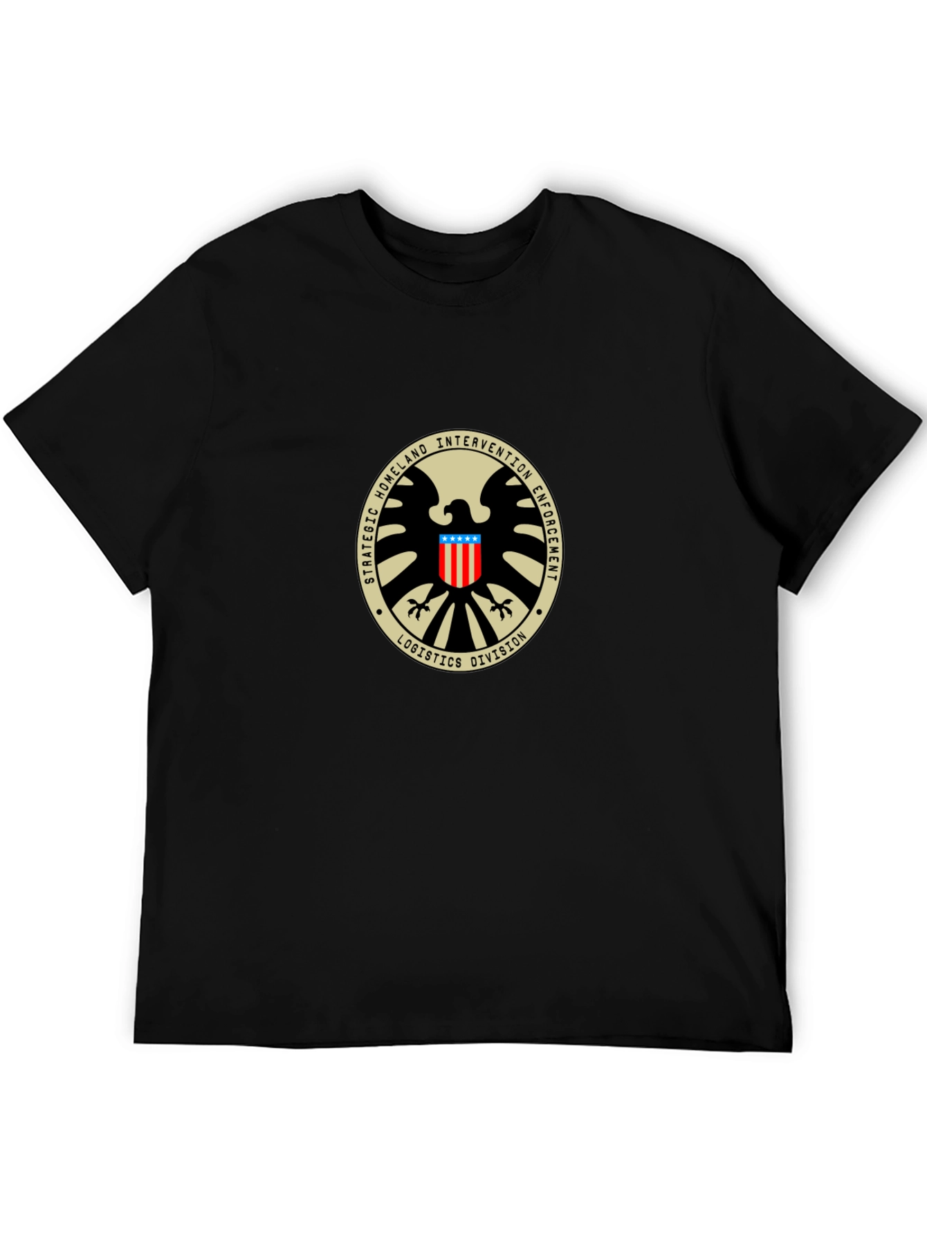 S.H.I.E.L.D. Logistics Division Black T-Shirt