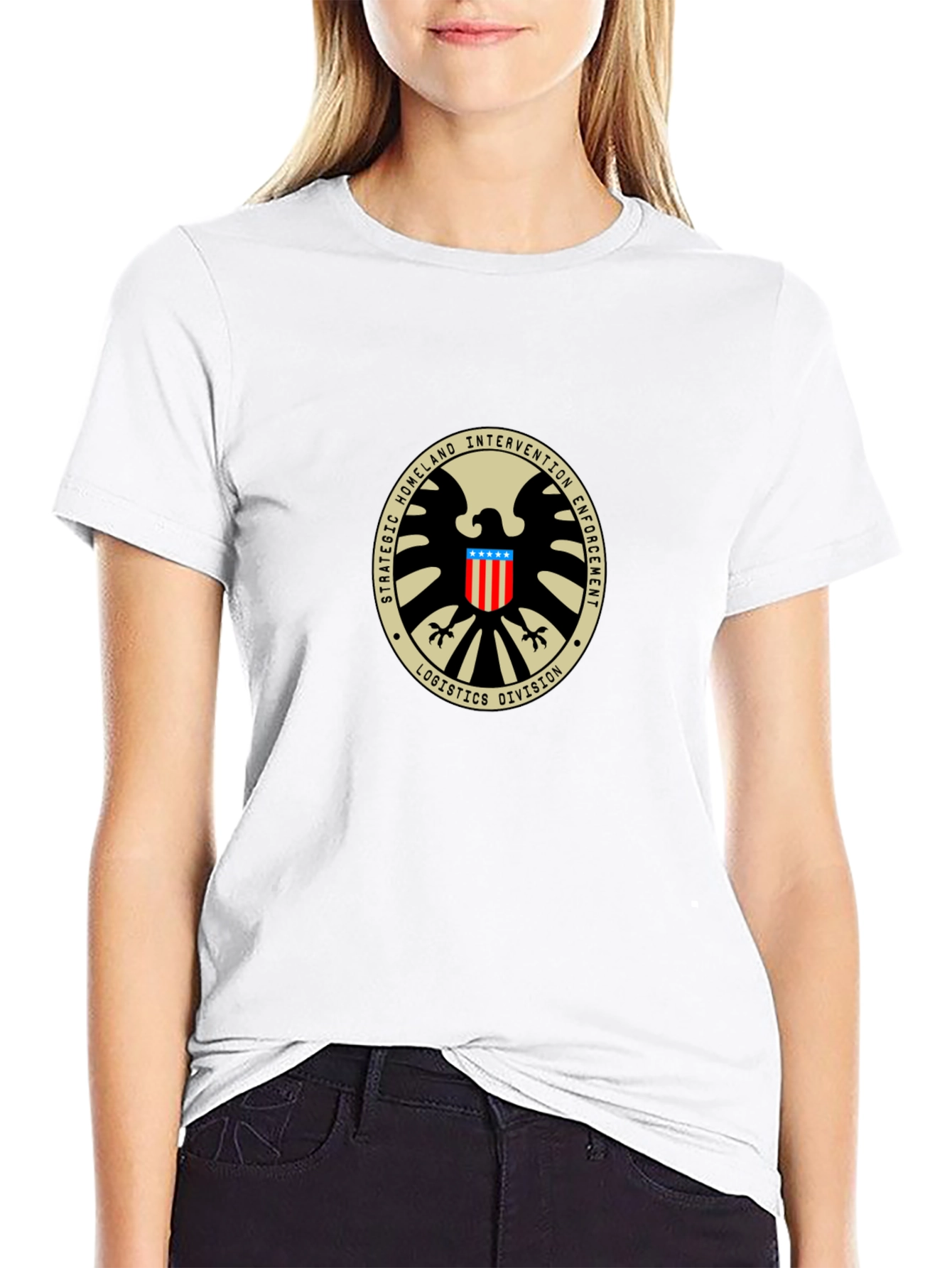 S.H.I.E.L.D. Logistics Division Black T-Shirt