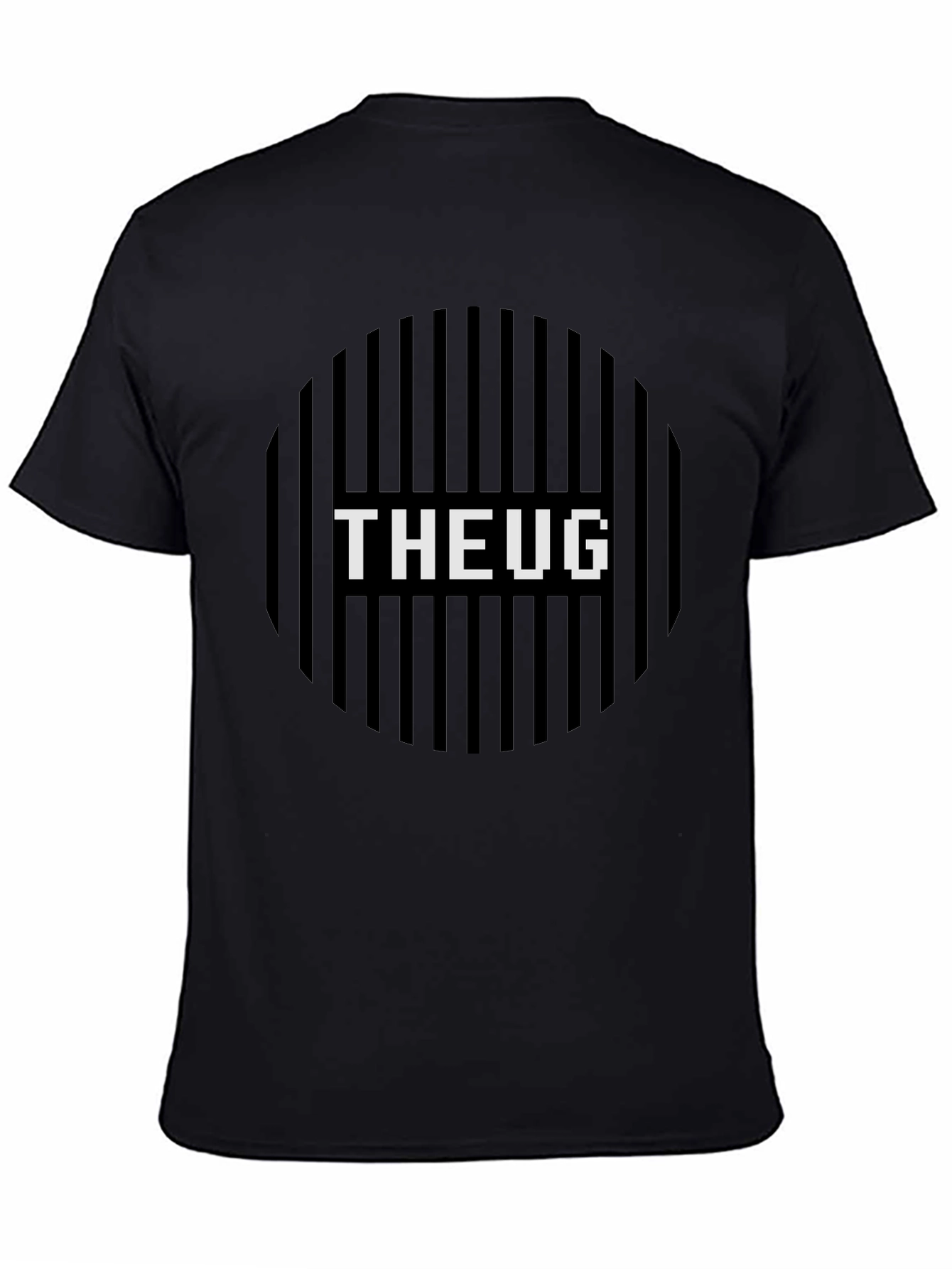 Retro THEUG Graphic Tee - Black