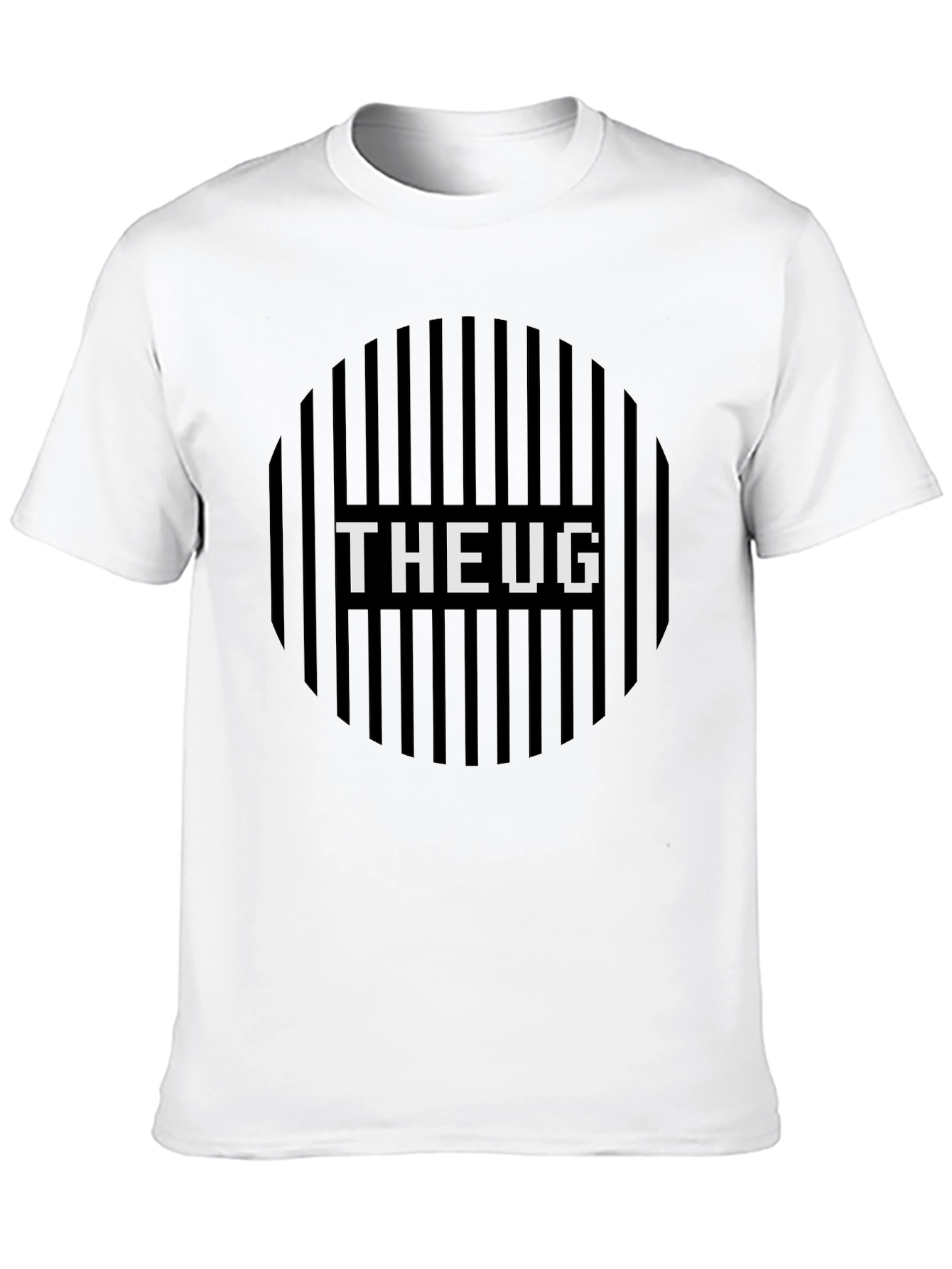 Retro THEUG Graphic Tee - Black