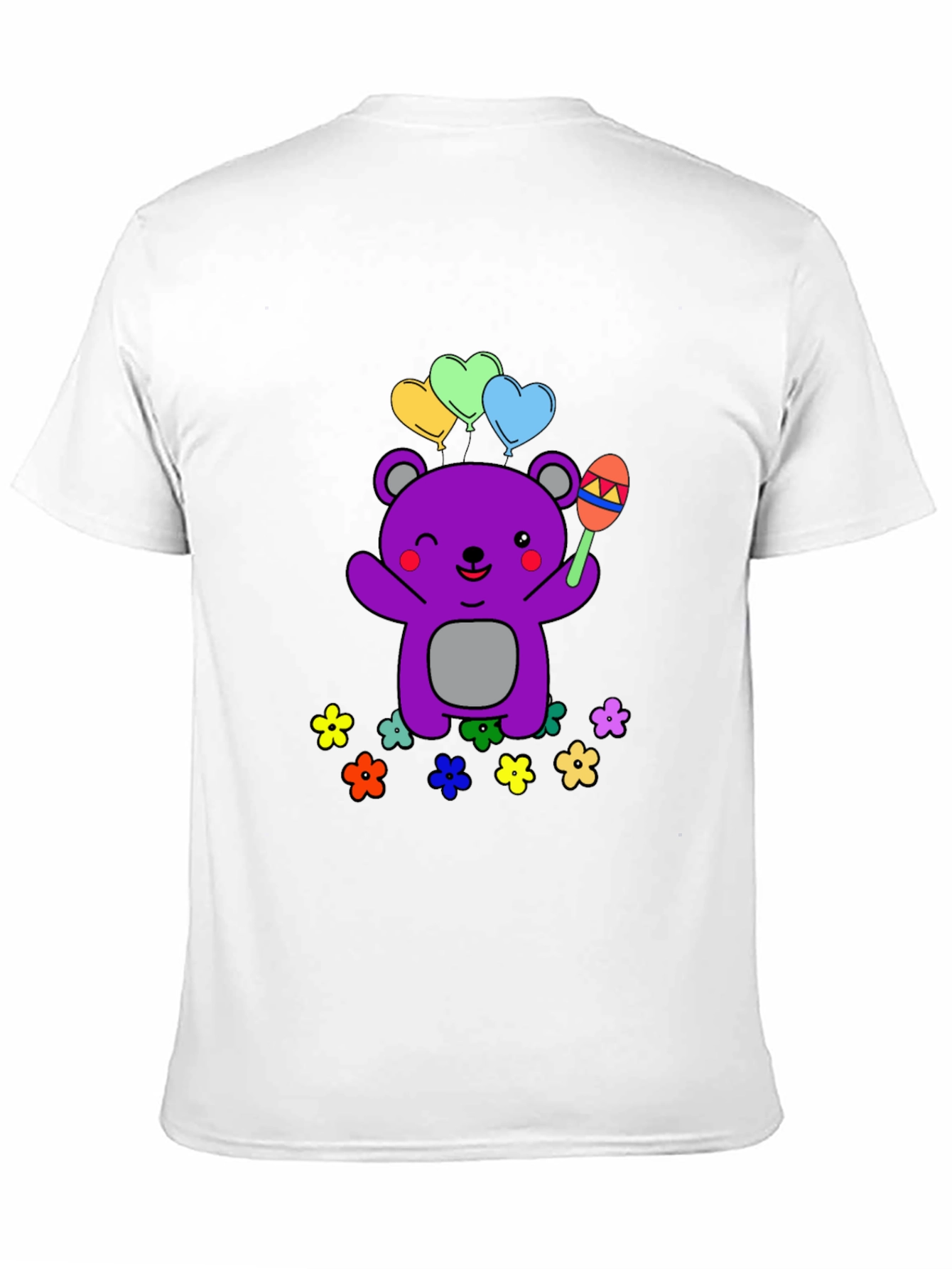 Cute Cartoon Bear Graphic Tee