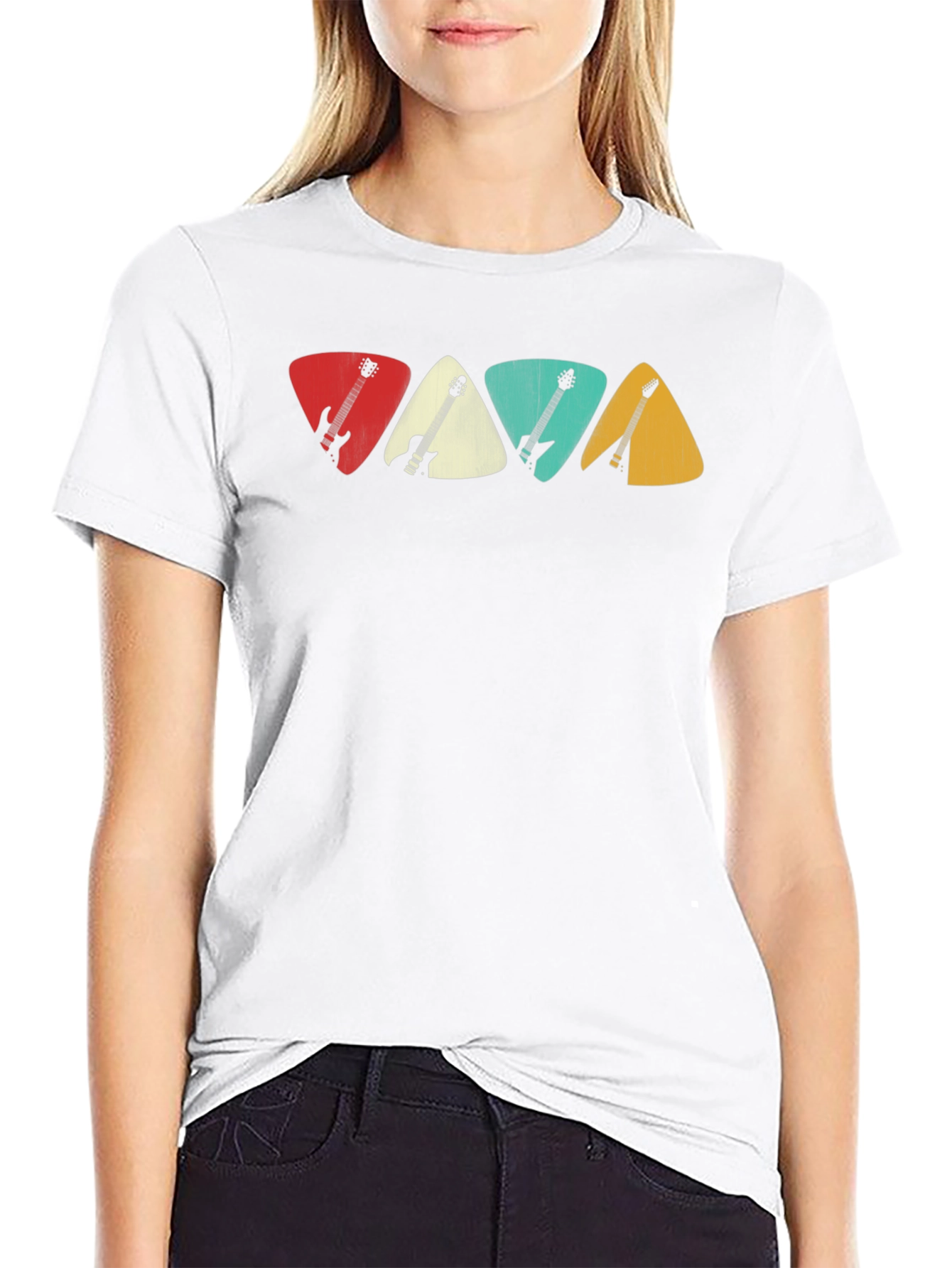 Guitar Pick T-Shirt: Musician Style