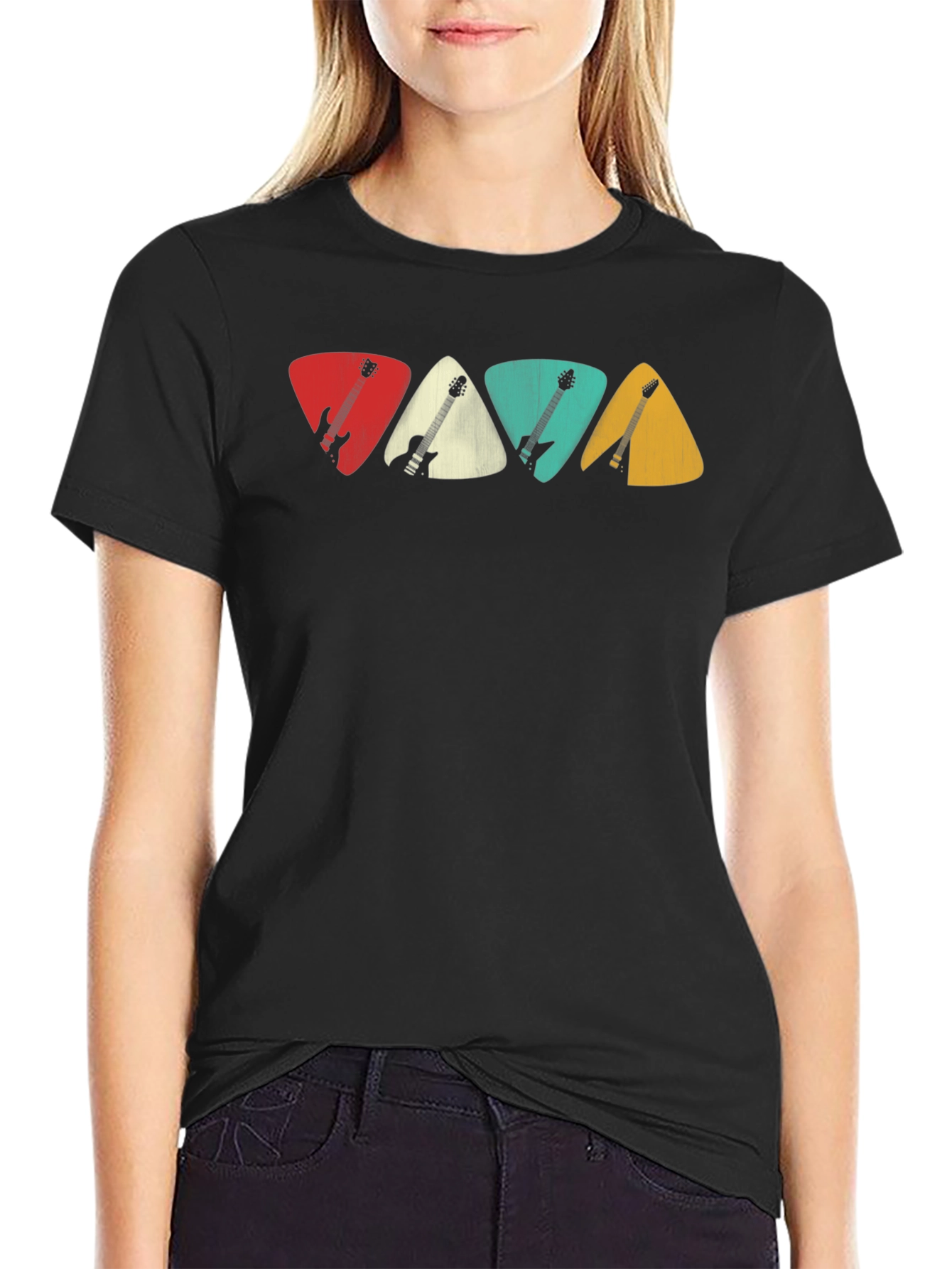 Guitar Pick T-Shirt: Musician Style