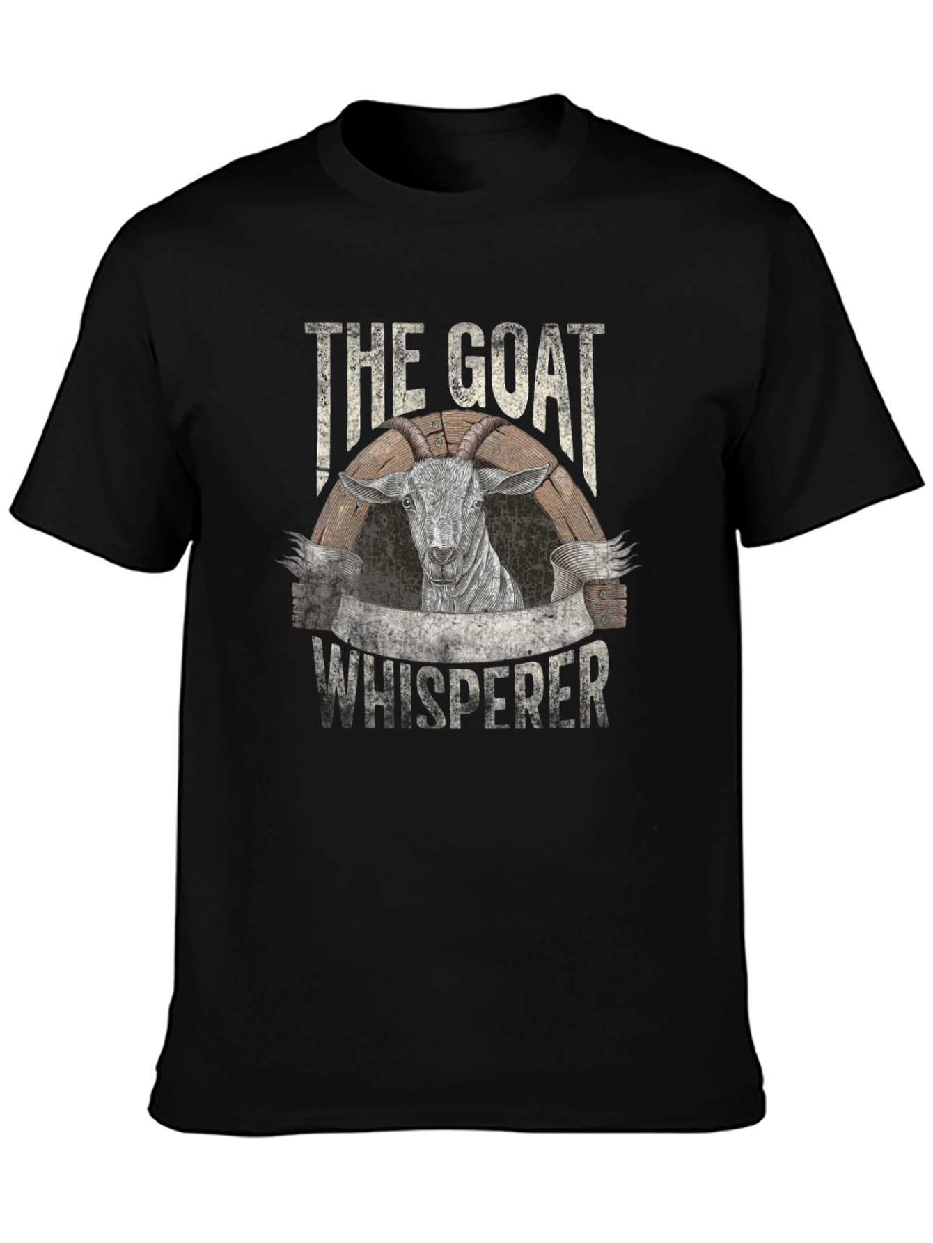 The Goat Whisperer T-Shirt - Black Graphic Tee