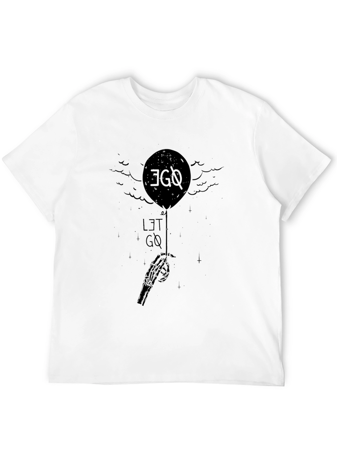 Ego Let Go Balloon Graphic Tee
