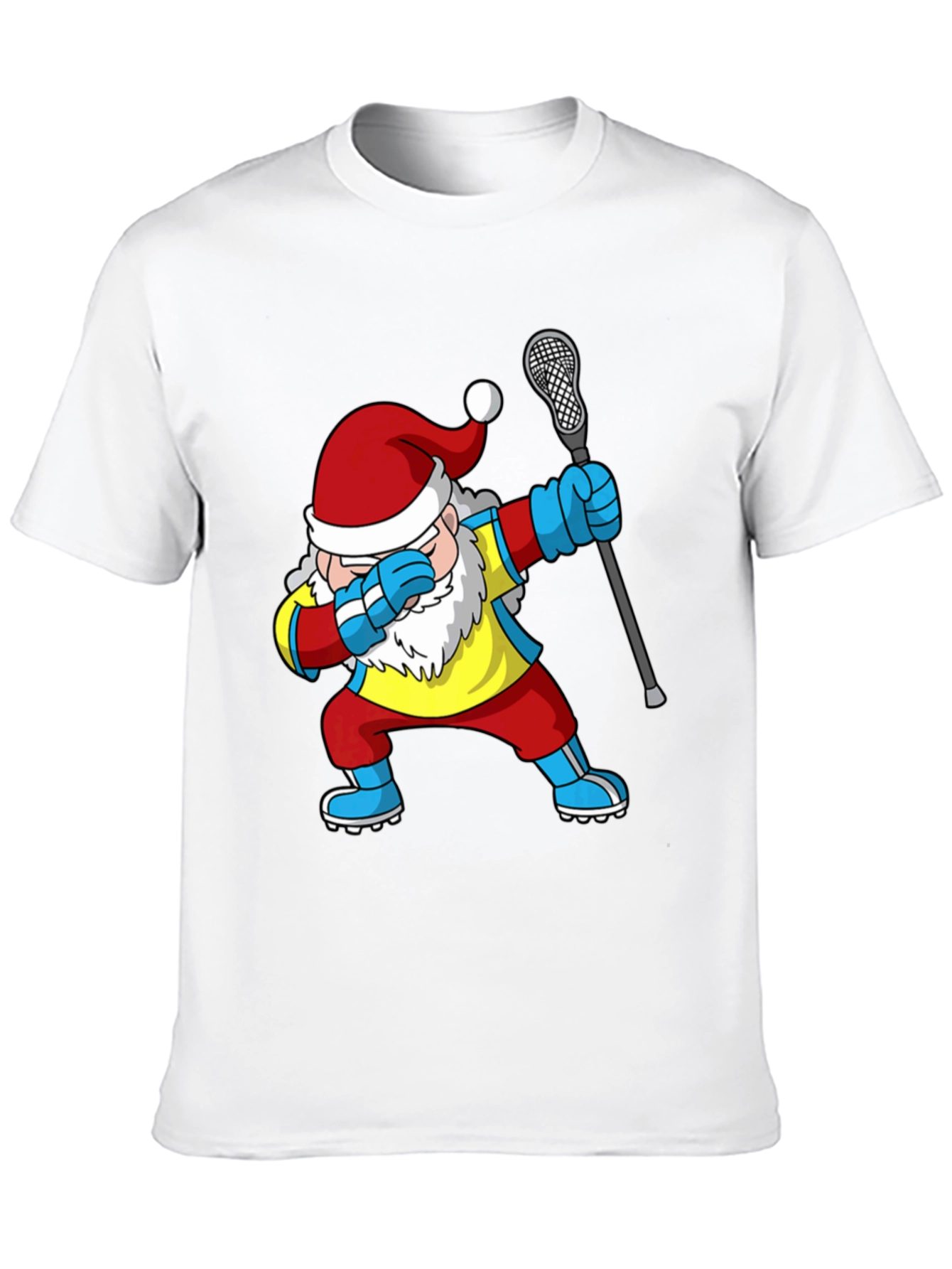 Dabbing Santa Lacrosse T-Shirt