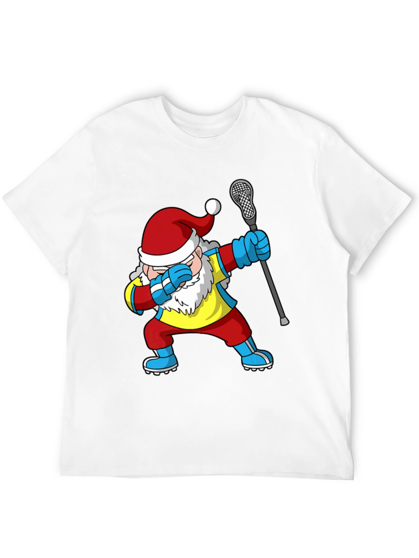 Dabbing Santa Lacrosse T-Shirt
