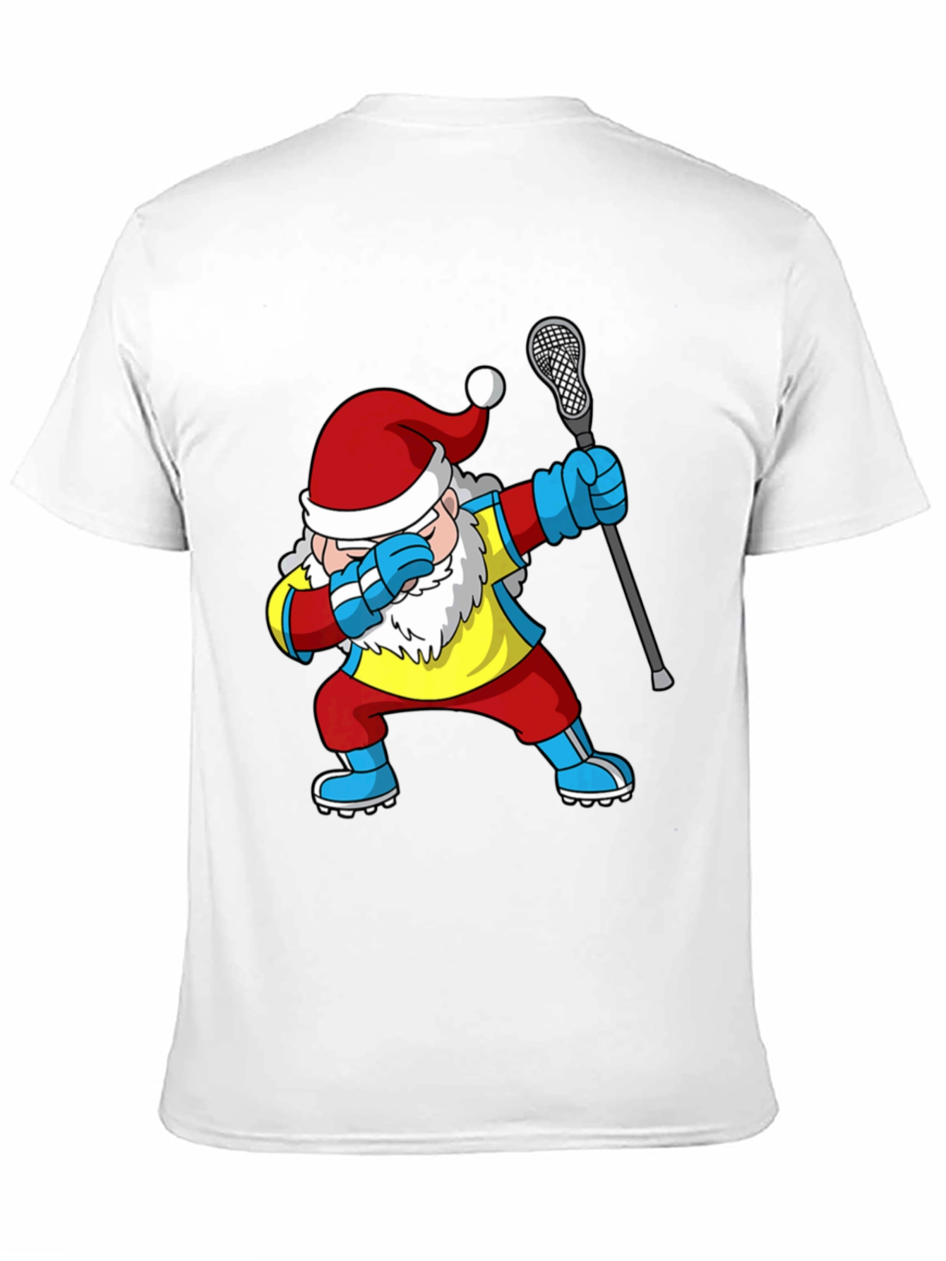 Dabbing Santa Lacrosse T-Shirt