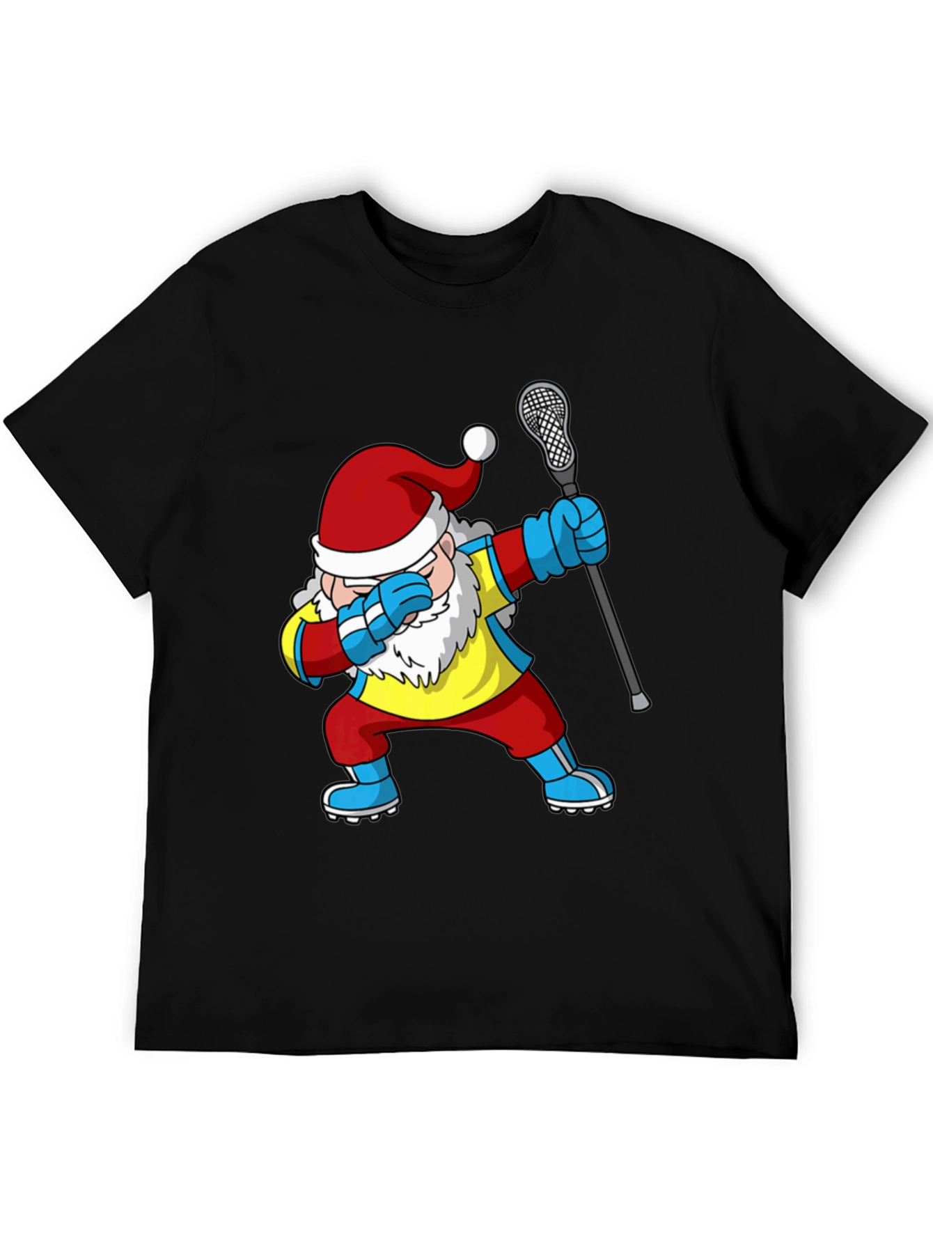 Dabbing Santa Lacrosse T-Shirt