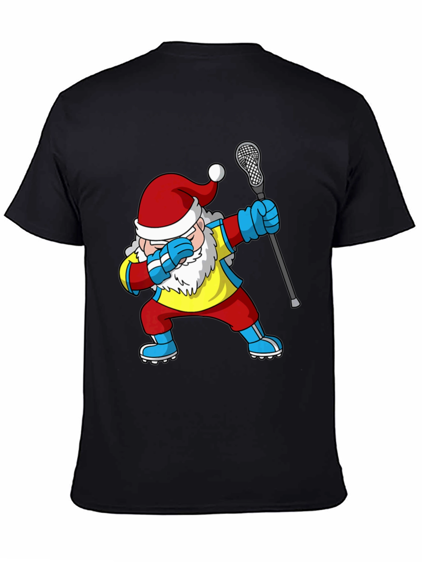 Dabbing Santa Lacrosse T-Shirt