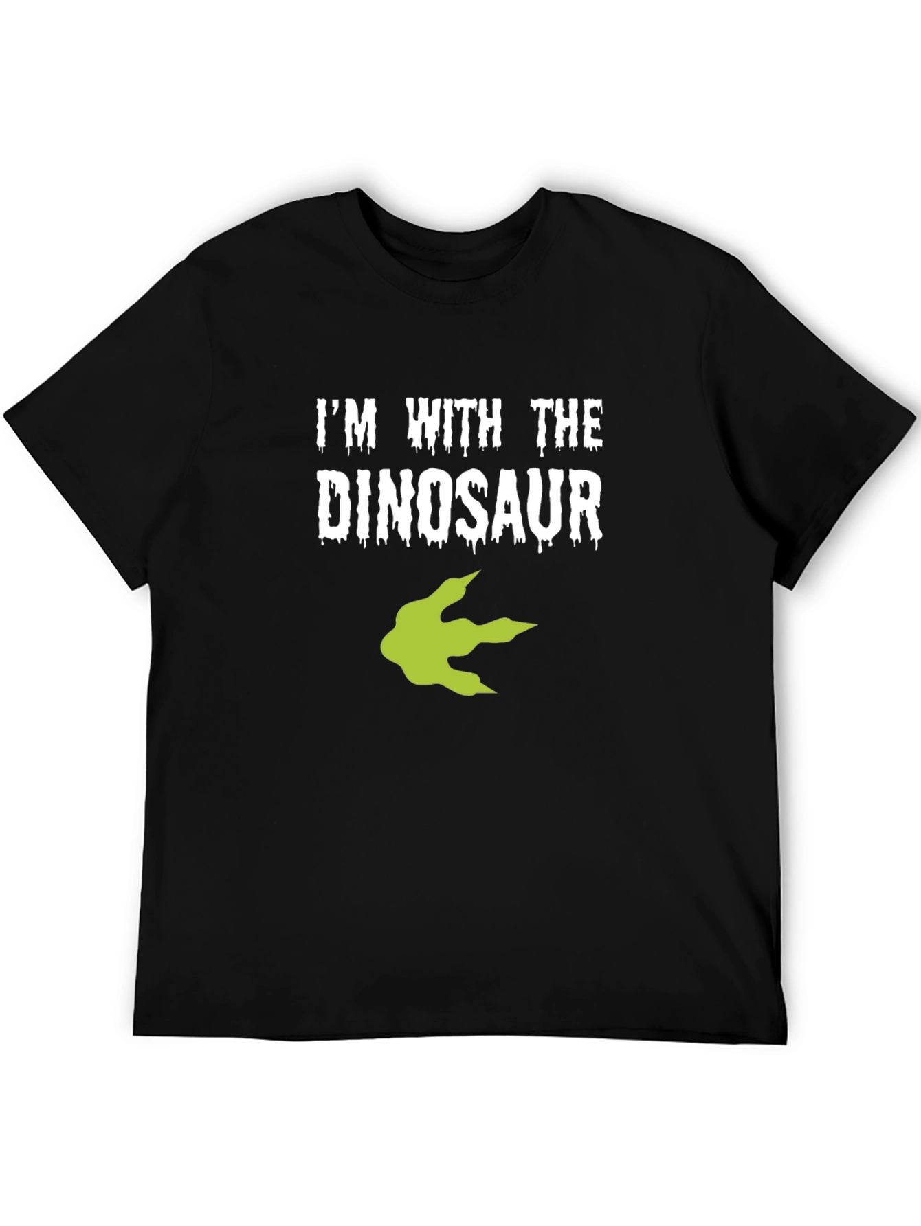 Im With The Dinosaur T-Shirt - Black