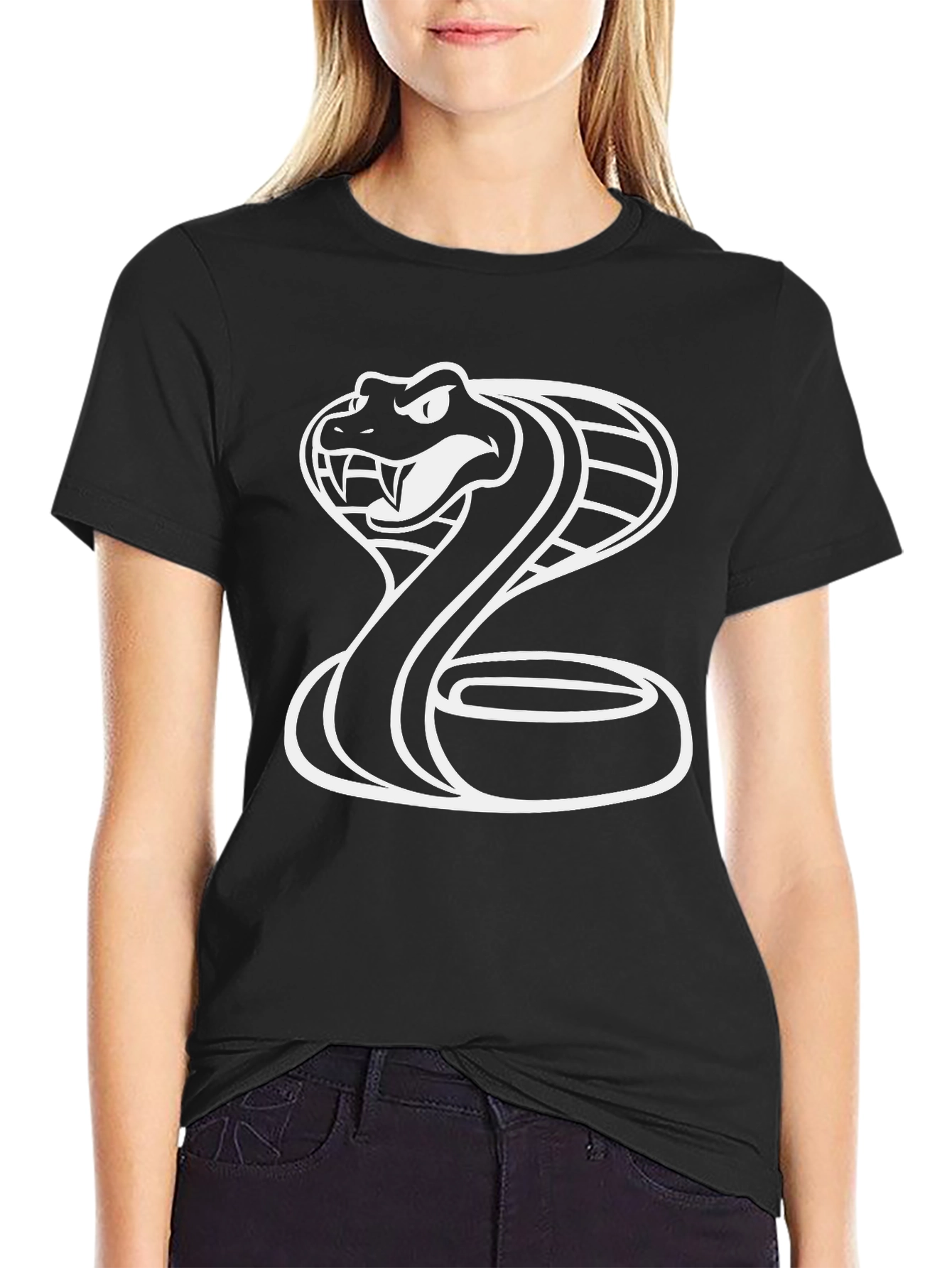 Cobra Graphic T-Shirt - Mens Black Tee