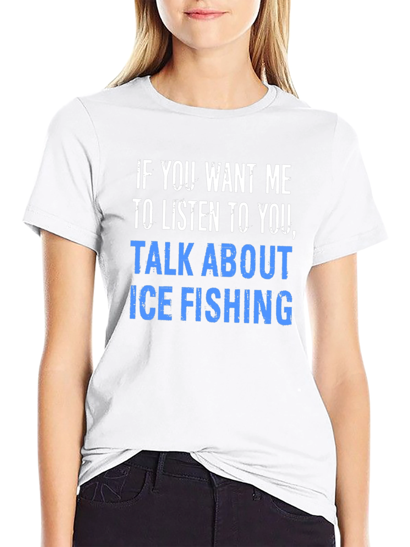 Ice Fishing T-Shirt - Funny Fishing Tee