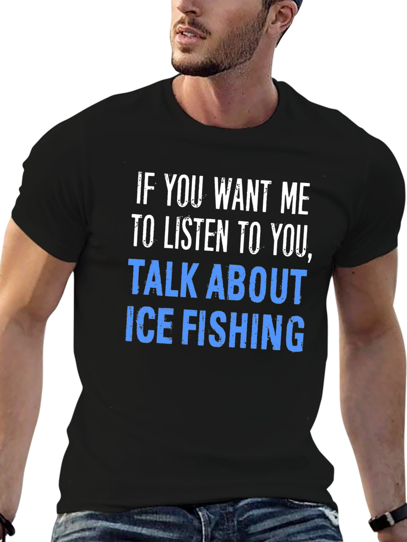 Ice Fishing T-Shirt - Funny Fishing Tee