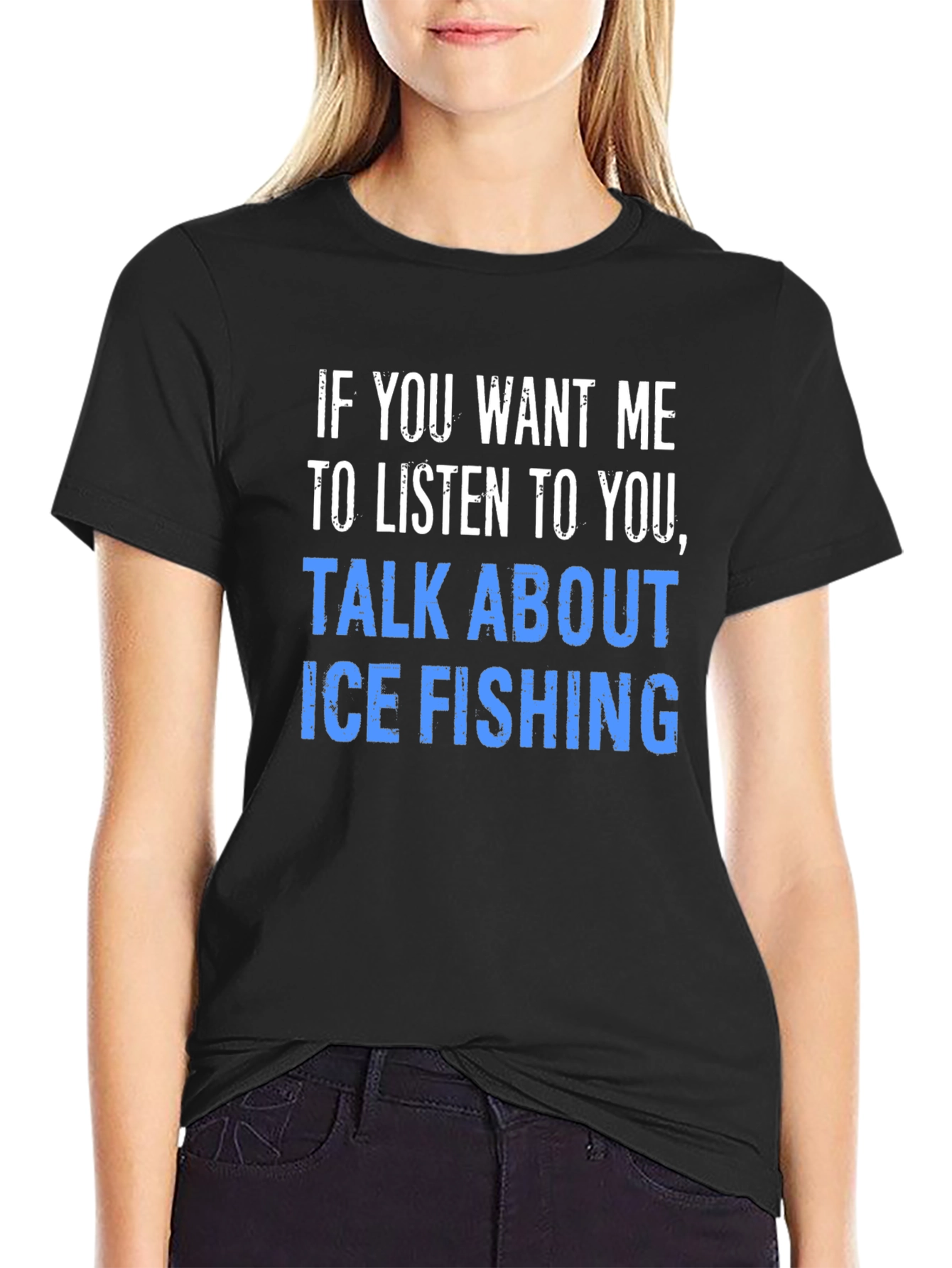 Ice Fishing T-Shirt - Funny Fishing Tee