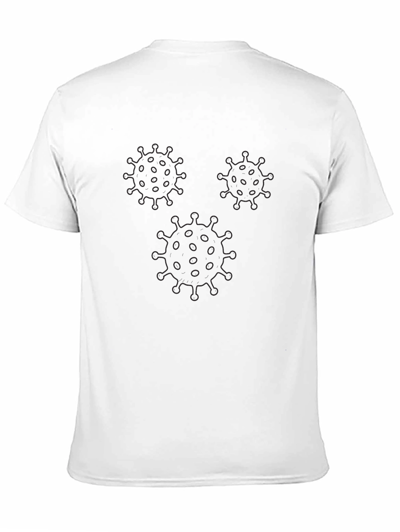 Black Corona Virus Graphic T-Shirt