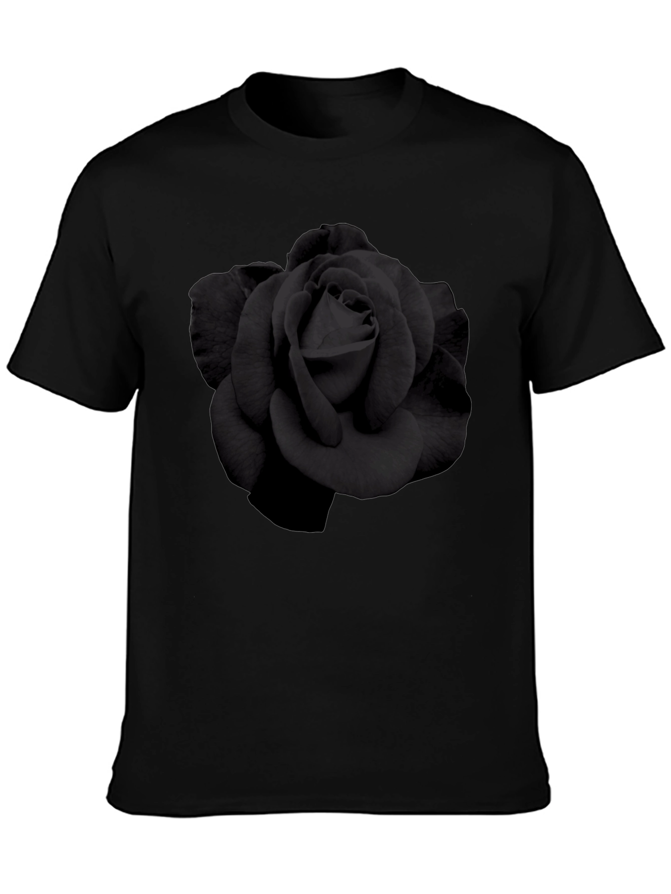 Black Rose Graphic T-Shirt - Mens Fashion Tee