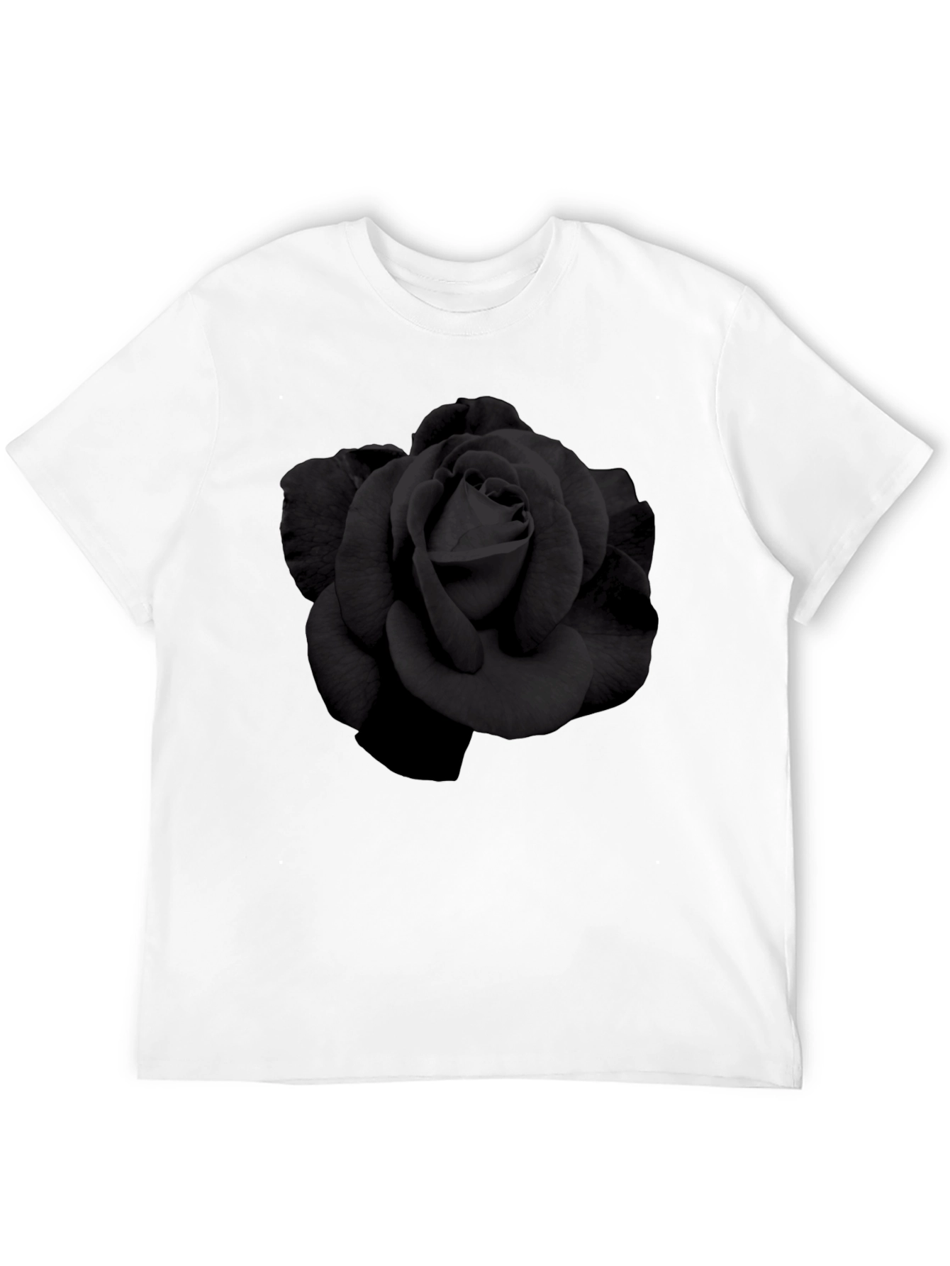 Black Rose Graphic T-Shirt - Mens Fashion Tee