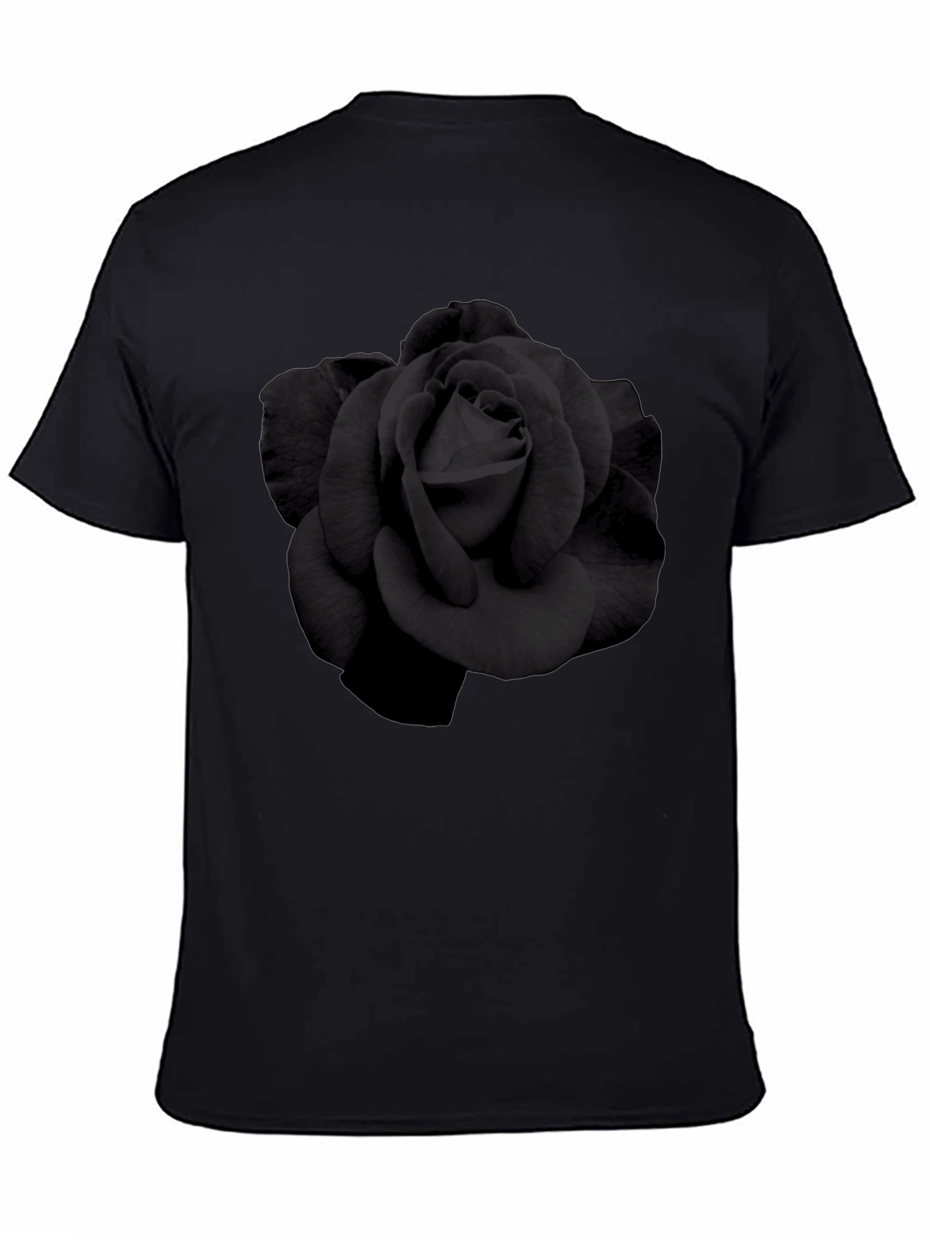 Black Rose Graphic T-Shirt - Mens Fashion Tee