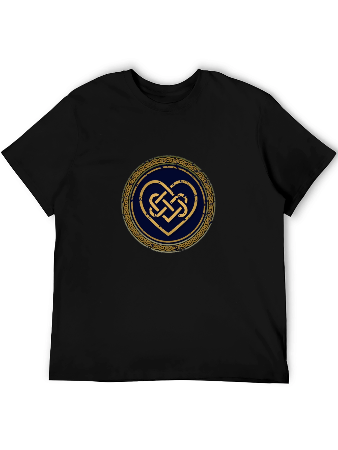 Celtic Heart Knot T-Shirt - Circular Design